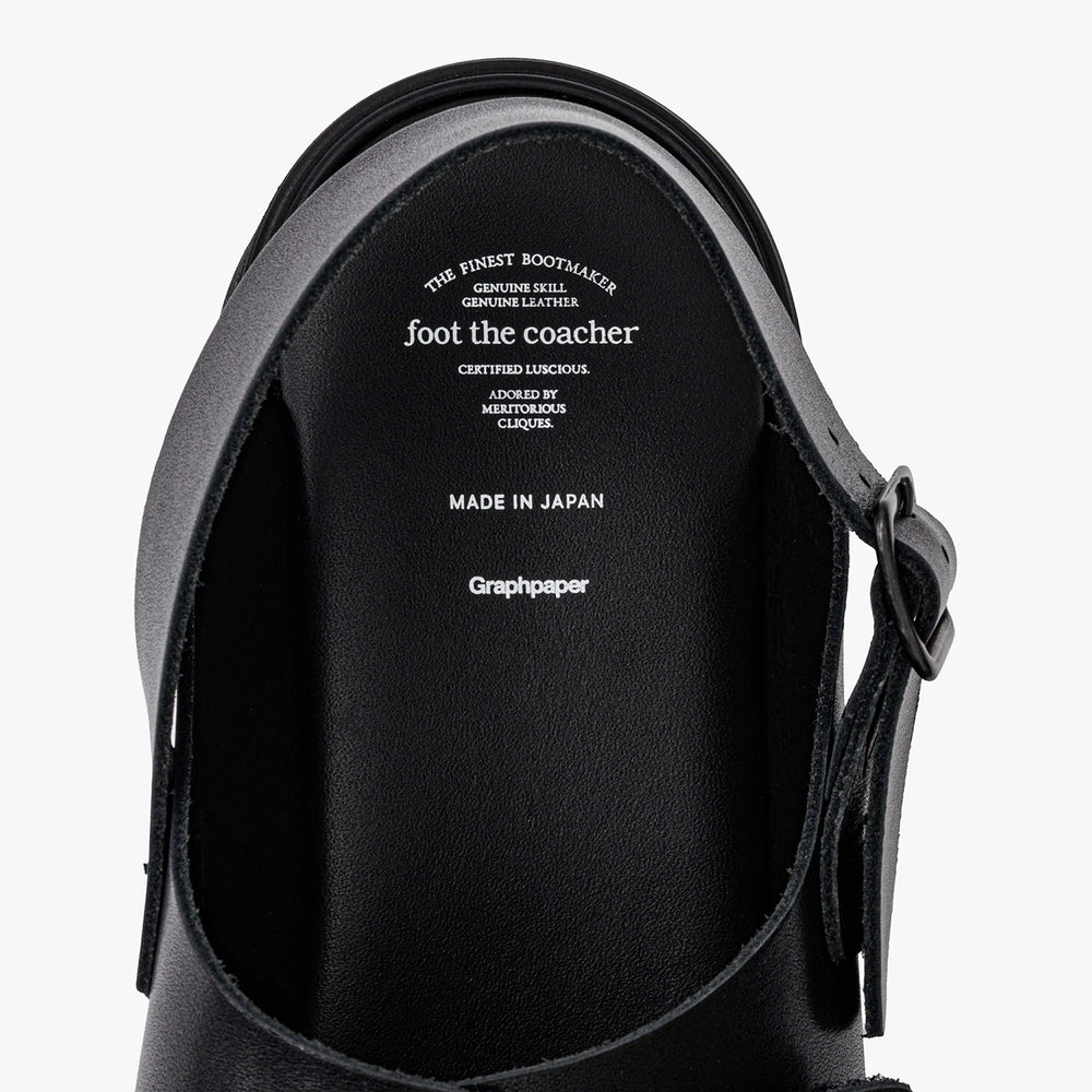 foot the coacher for Graphpaper VELCRO SANDALS – OBLIGE