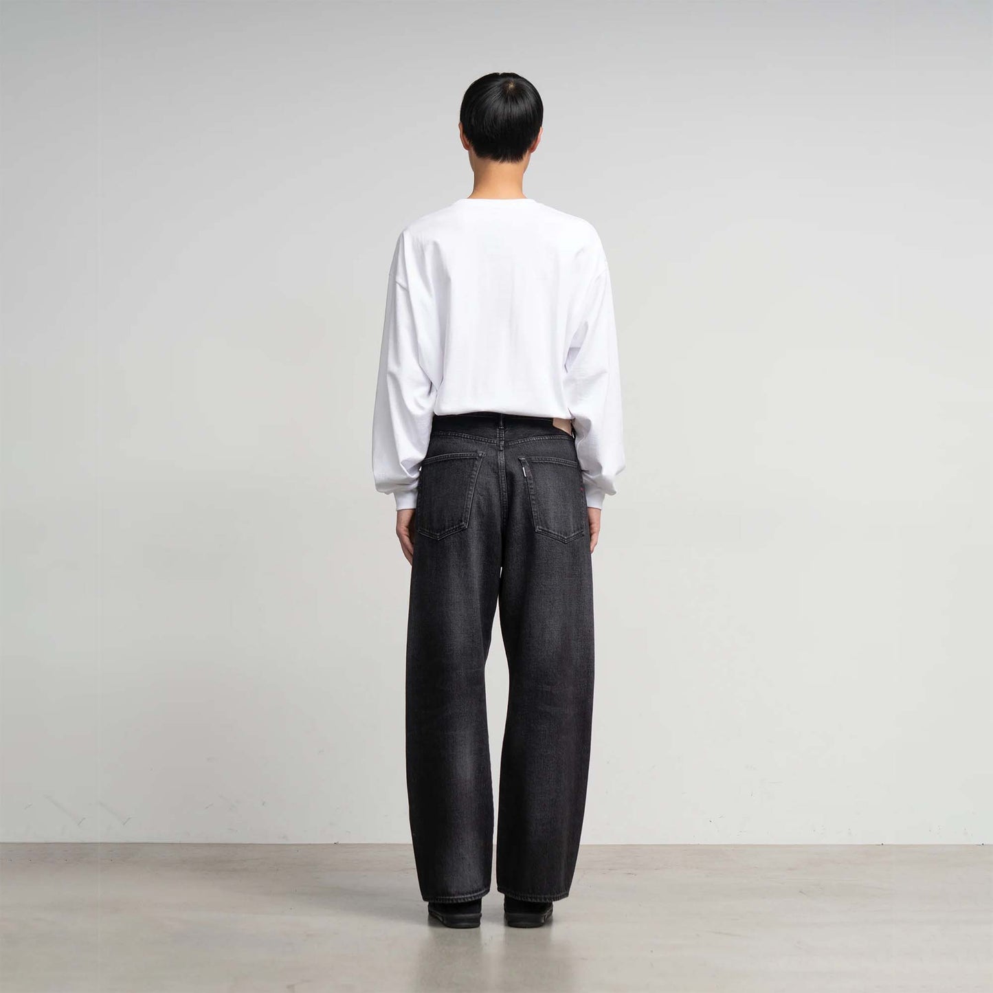 
                  
                    SELVAGE DENIM FIVE POCKET WIDE STRAIGHT PANTS
                  
                