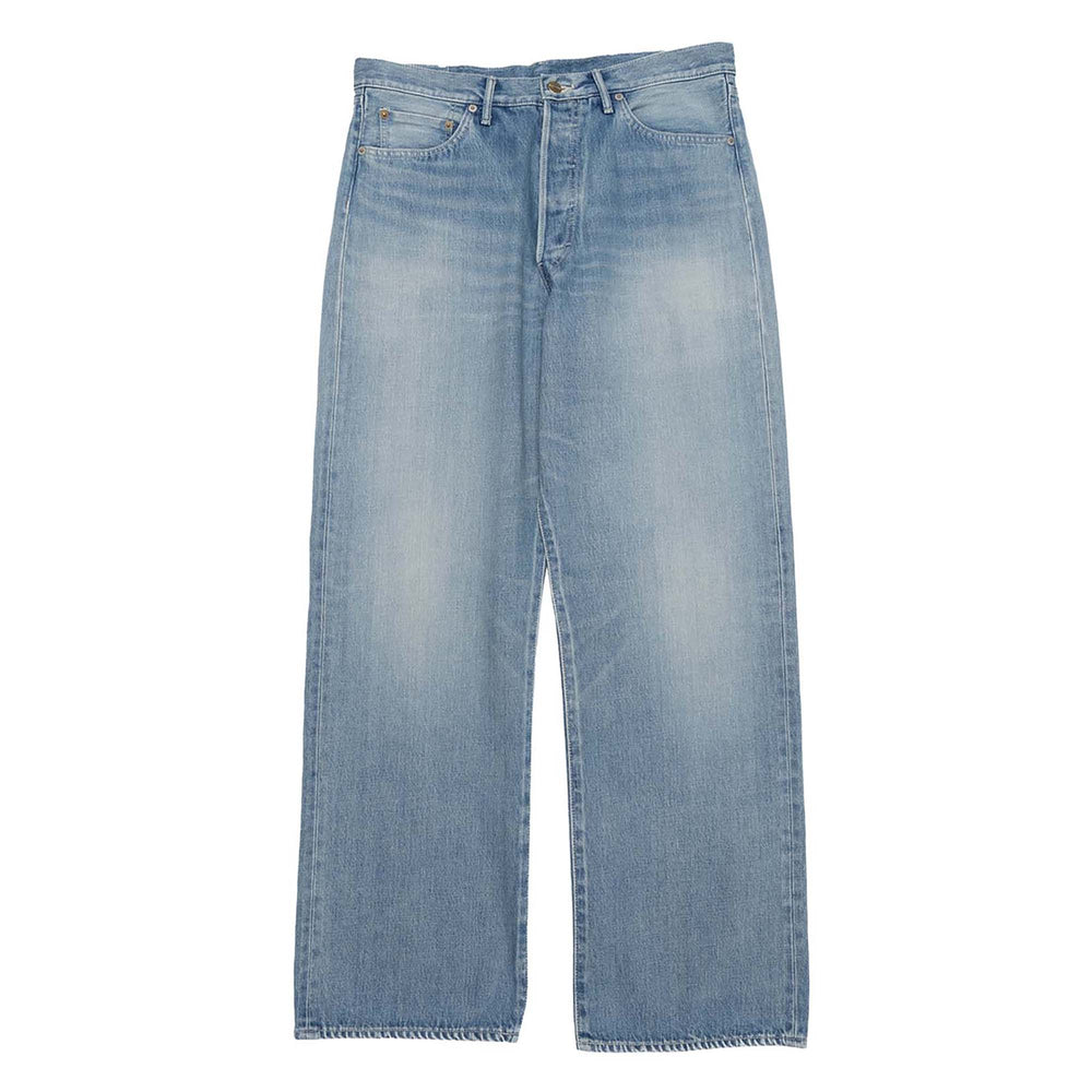SELVAGE DENIM FIVE POCKET WIDE STRAIGHT PANTS – OBLIGE