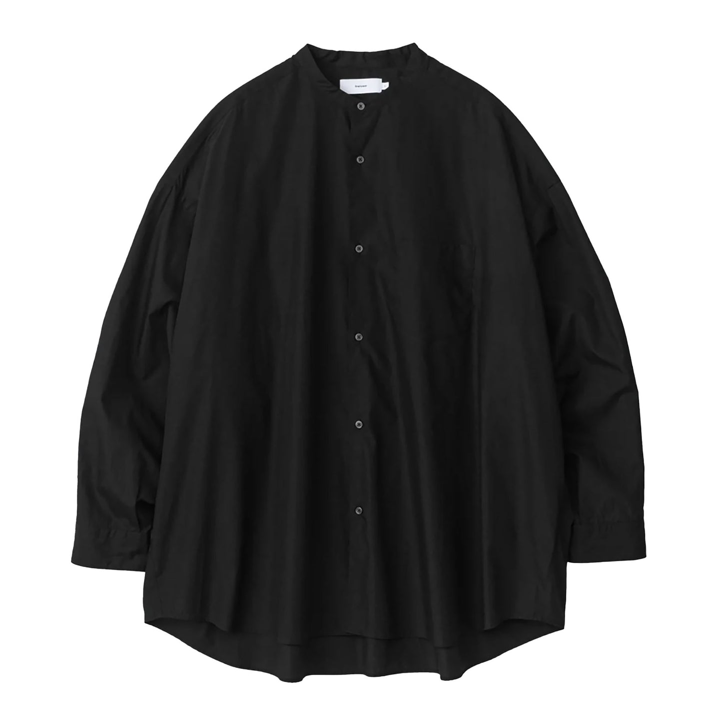 
                  
                    BROAD L/S OVERSIZED BAND COLLAR SHIRT
                  
                