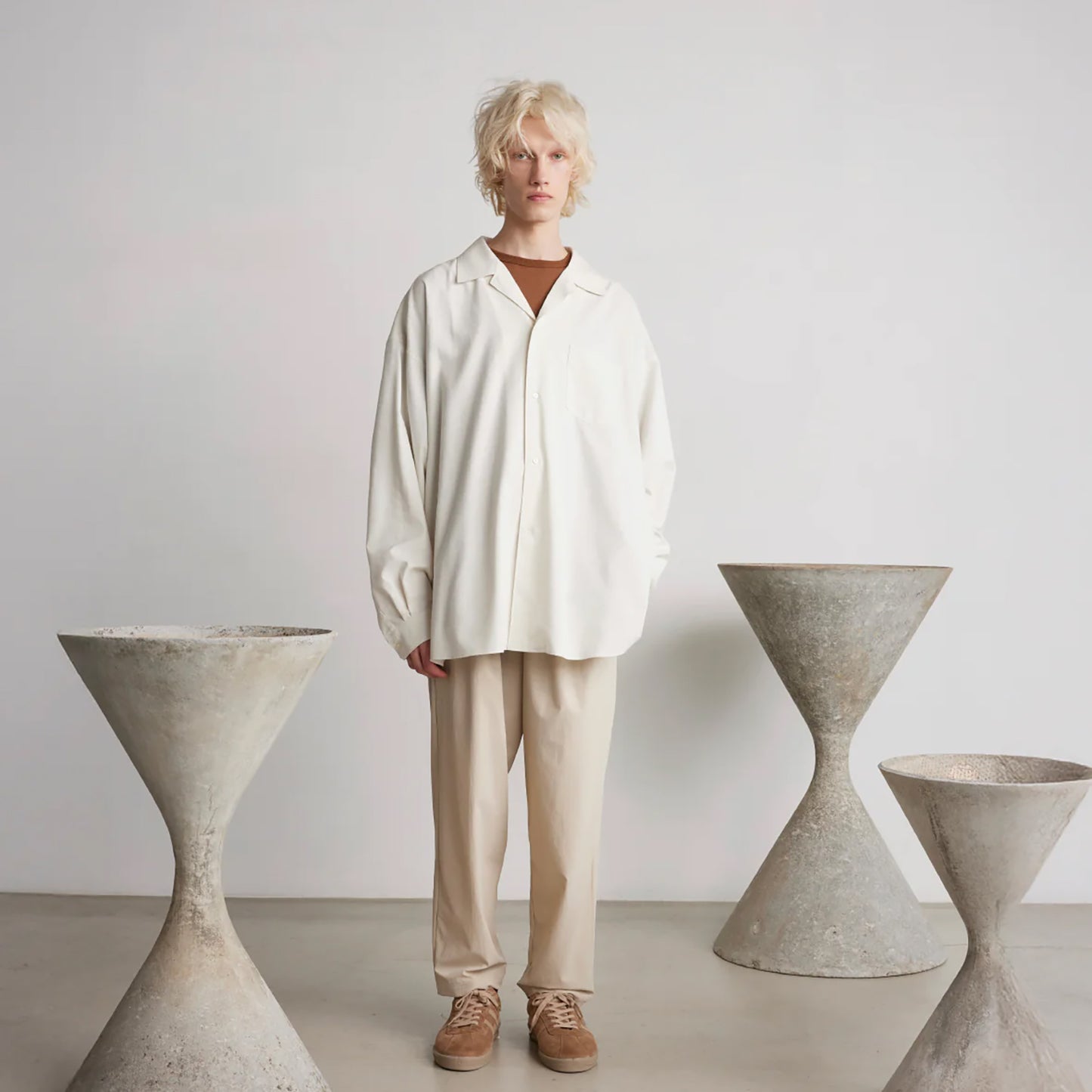 
                  
                    SILK NOIL VISCOSE SLEEPING SHIRT
                  
                