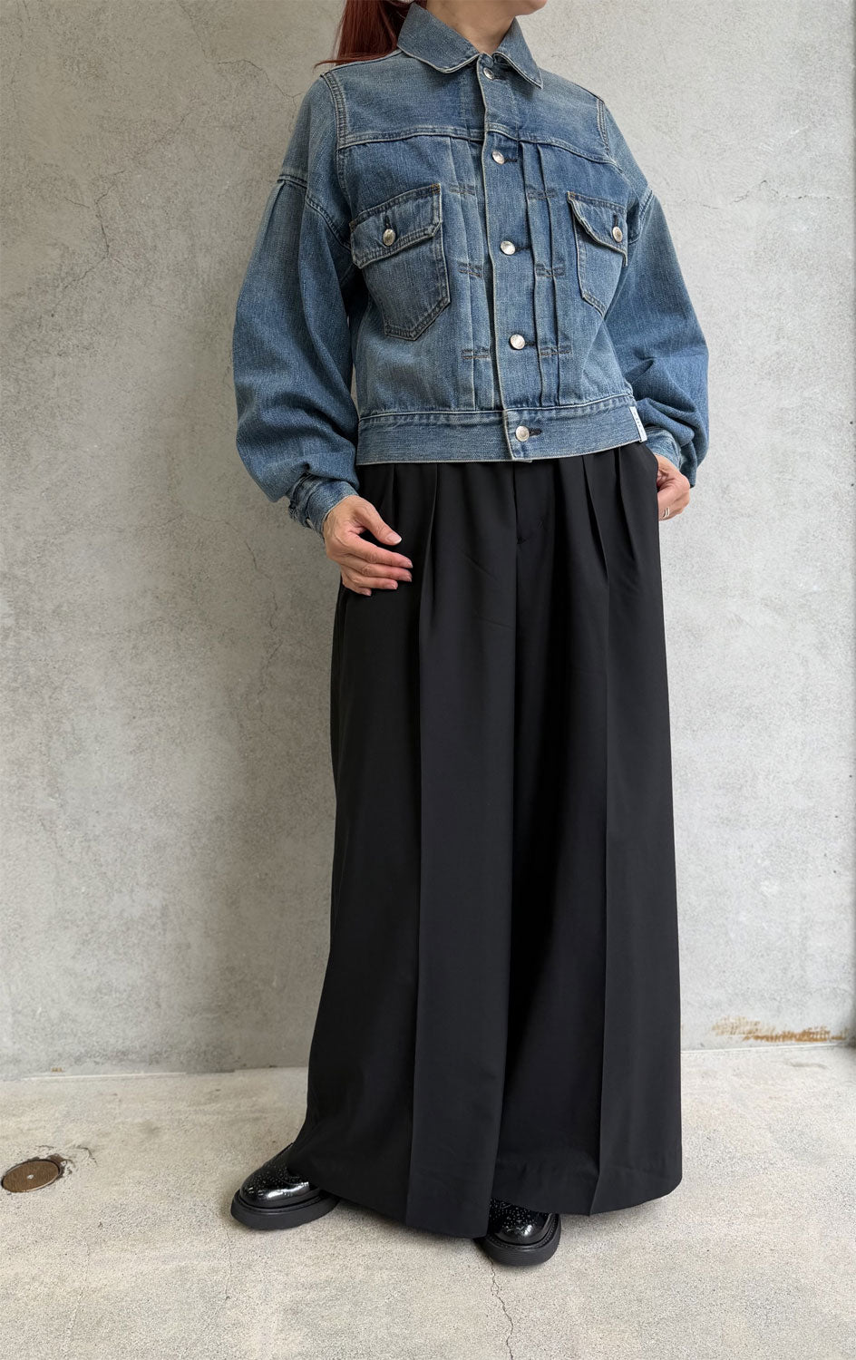 
                  
                    BALLOON SLEEVE DENIM JACKET TYPE2/REGULAR FIT
                  
                