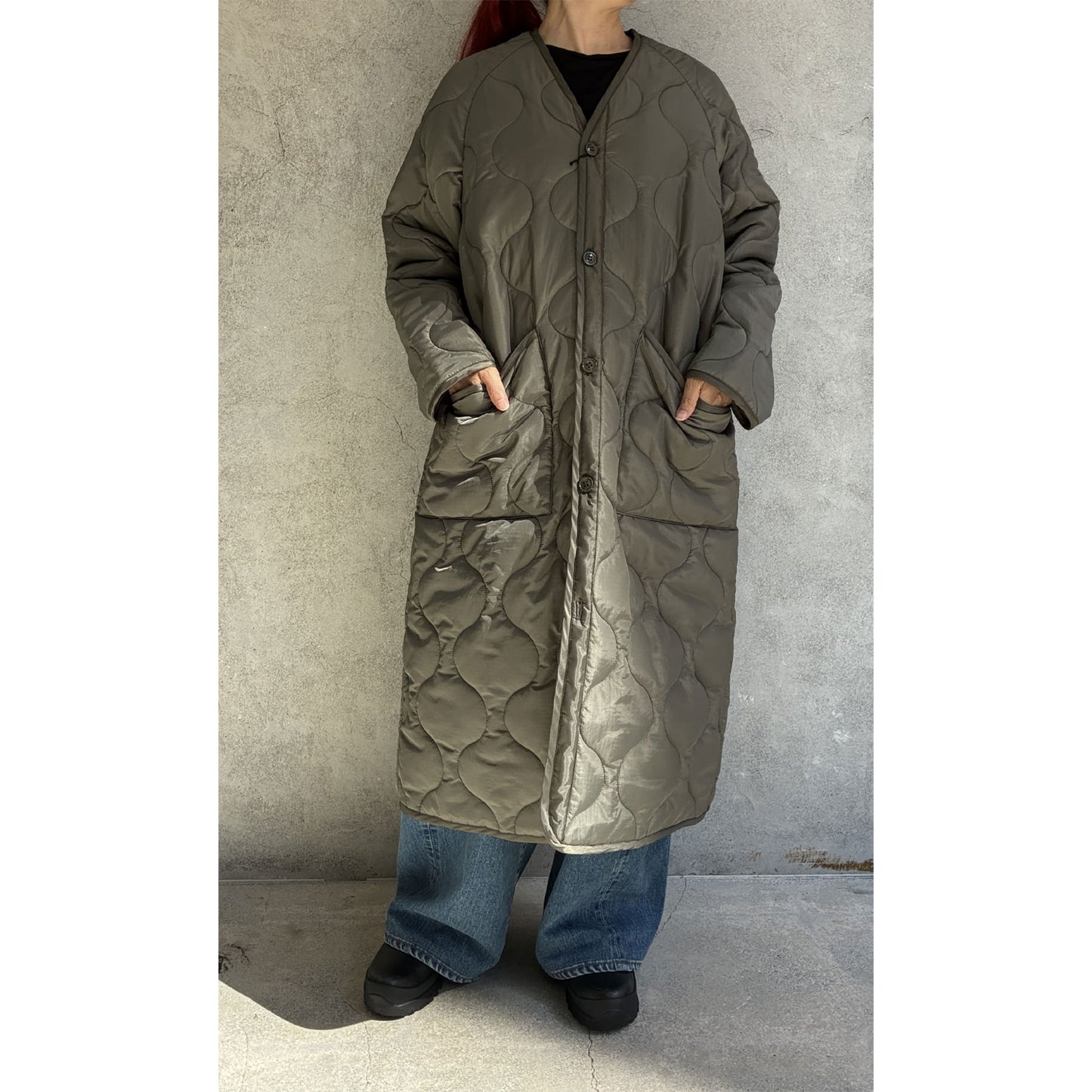 
                  
                    QUILTED LINER COAT
                  
                