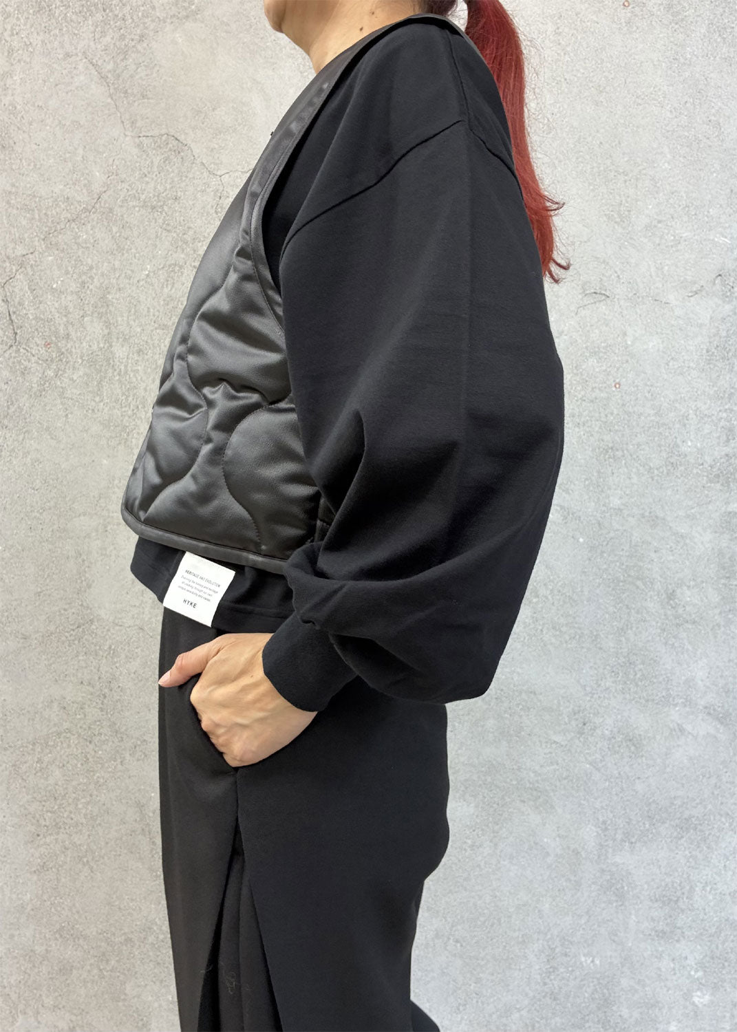 
                  
                    FAUX LEATHER QUILTED CROPPED VEST
                  
                