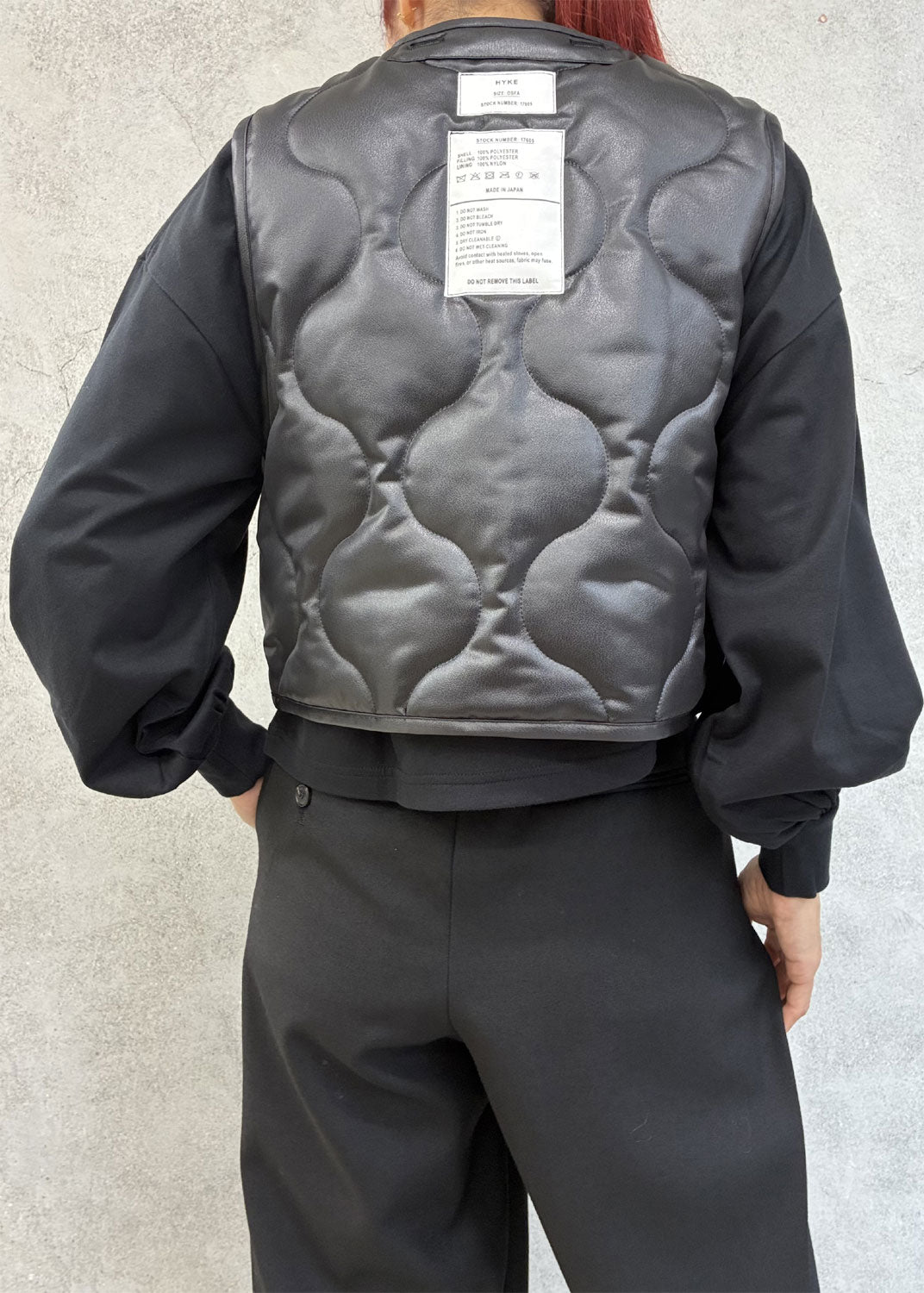 
                  
                    FAUX LEATHER QUILTED CROPPED VEST
                  
                