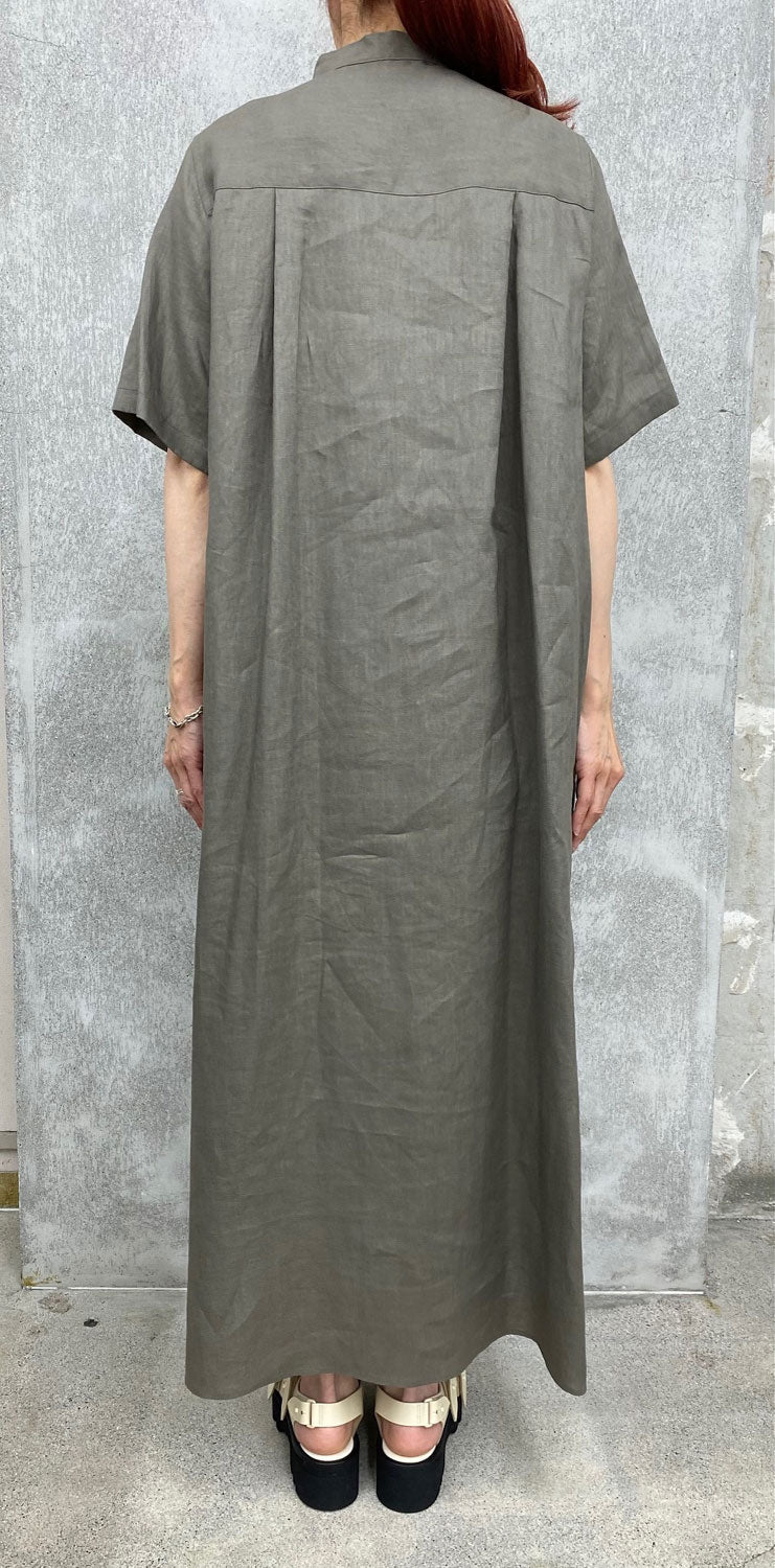 
                  
                    LINEN MAXI SHIRT DRESS -BLACK-
                  
                