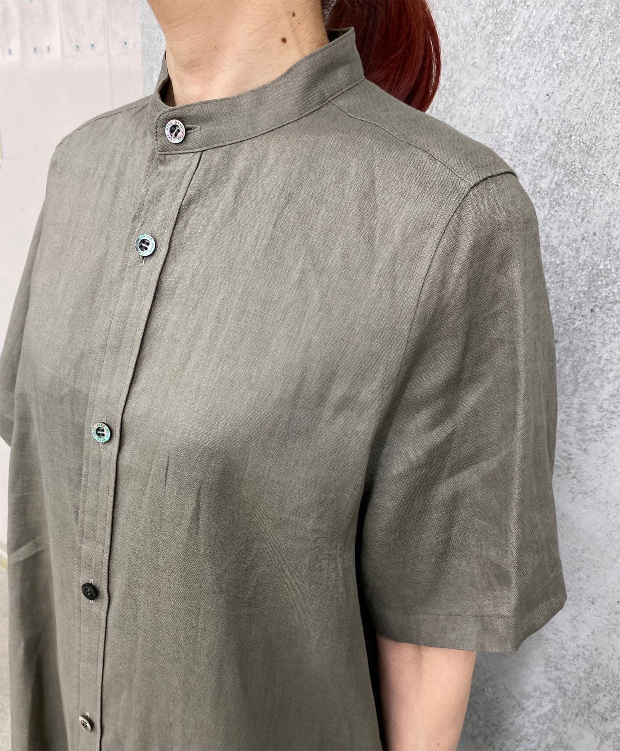 
                  
                    LINEN MAXI SHIRT DRESS -BLACK-
                  
                