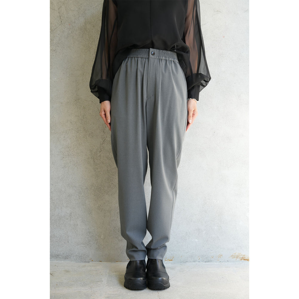 
                  
                    STRETCH TAPERED PANTS-GREEN-
                  
                