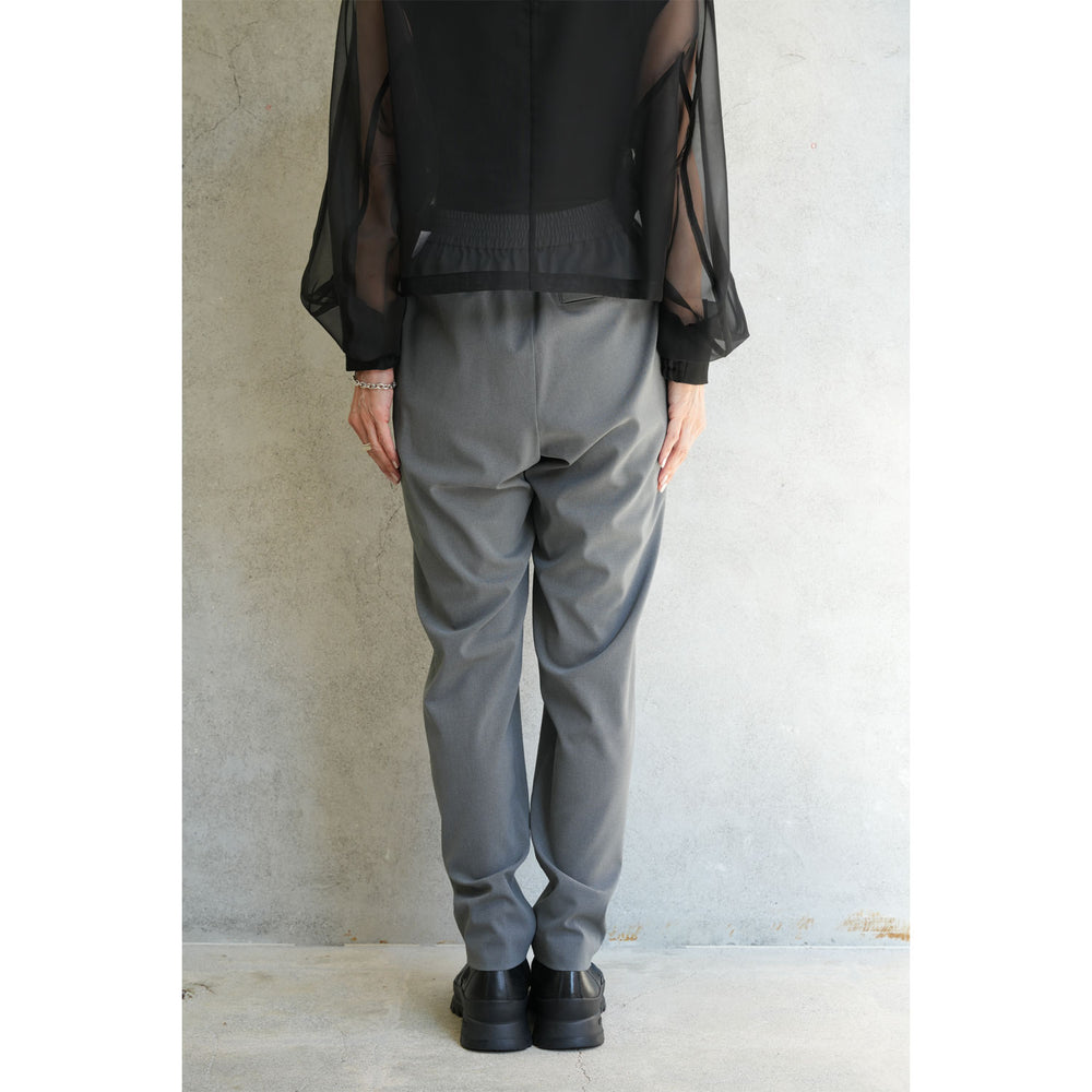 
                  
                    STRETCH TAPERED PANTS-GREEN-
                  
                