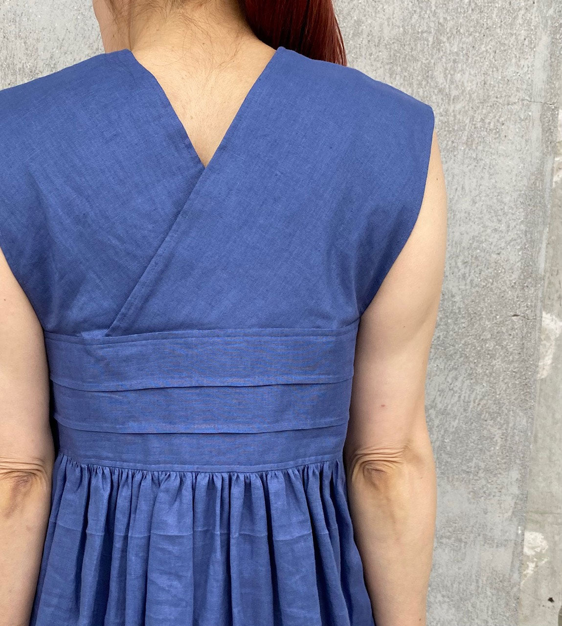 
                  
                    LINEN MAXI DRESS -BLUE-
                  
                