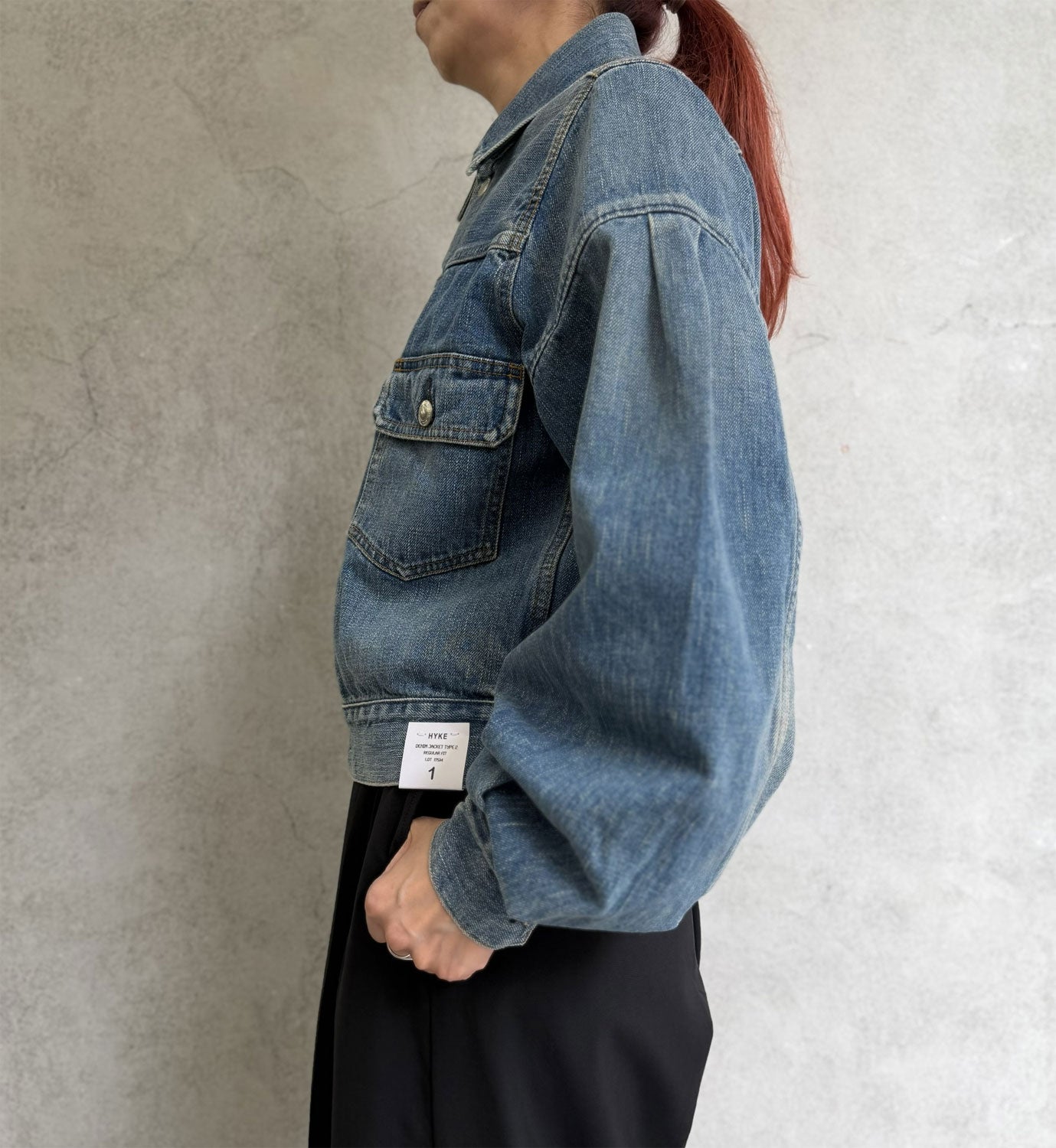 
                  
                    BALLOON SLEEVE DENIM JACKET TYPE2/REGULAR FIT
                  
                