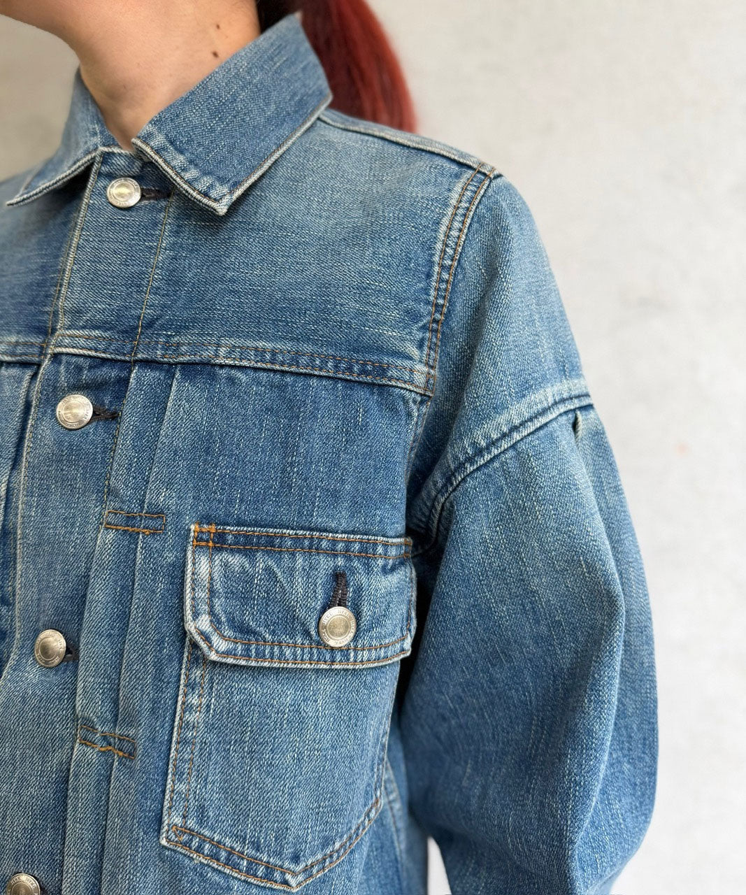 
                  
                    BALLOON SLEEVE DENIM JACKET TYPE2/REGULAR FIT
                  
                