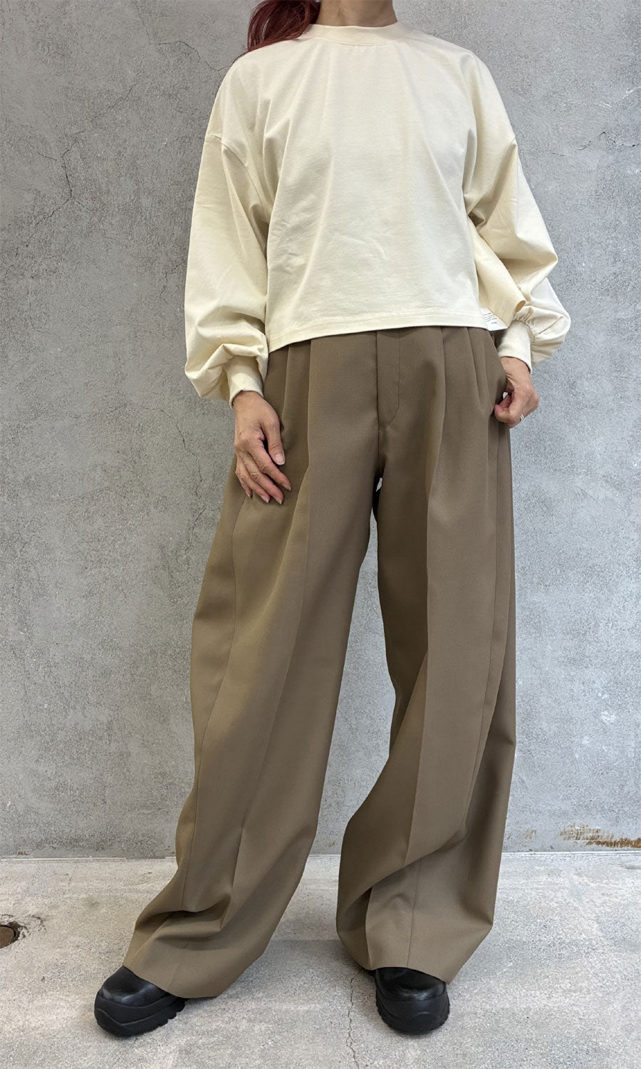 
                  
                    DOESKIN WIDE BARREL LEG PANTS
                  
                