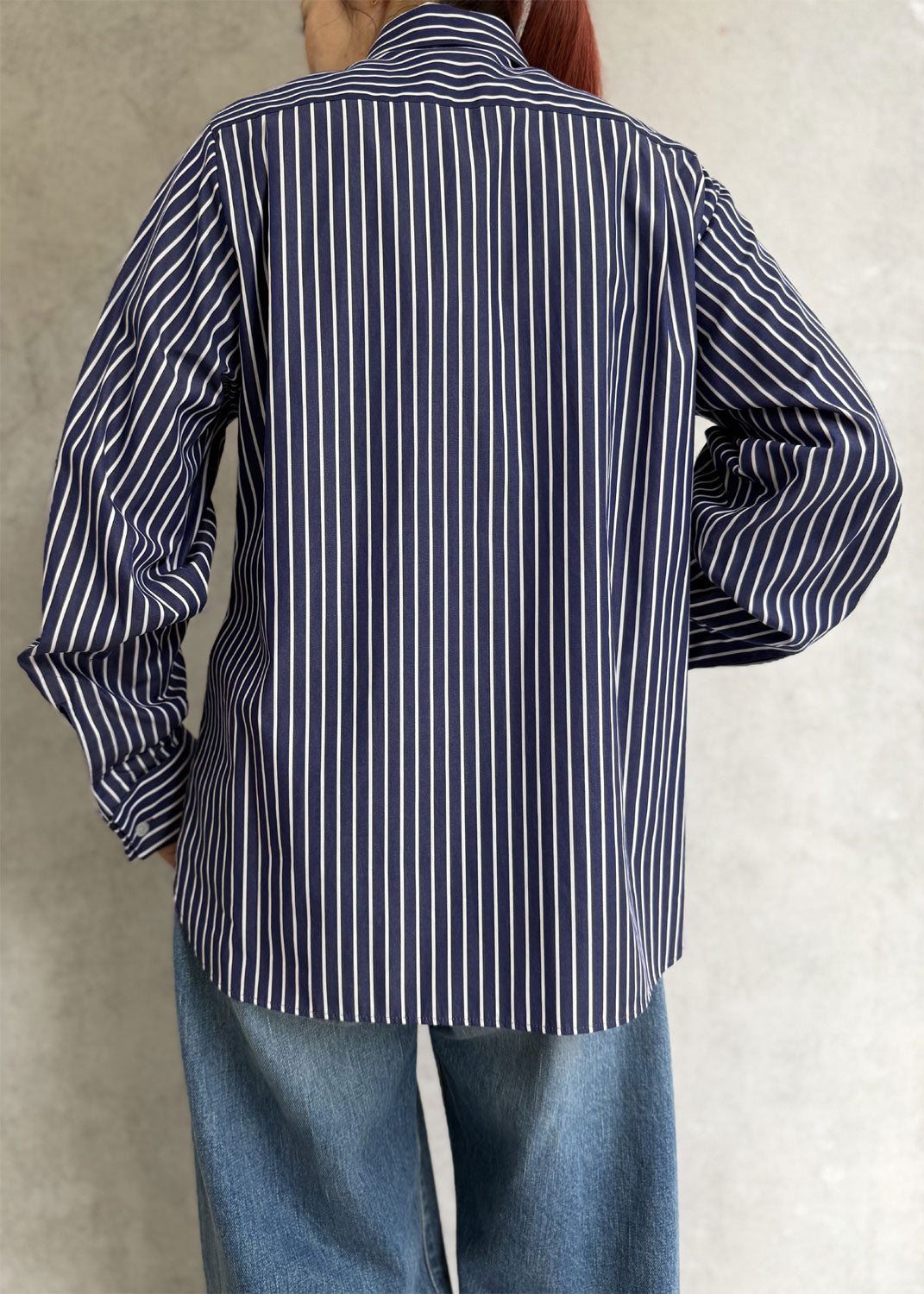 
                  
                    PENCIL STRIPED SHIRT
                  
                