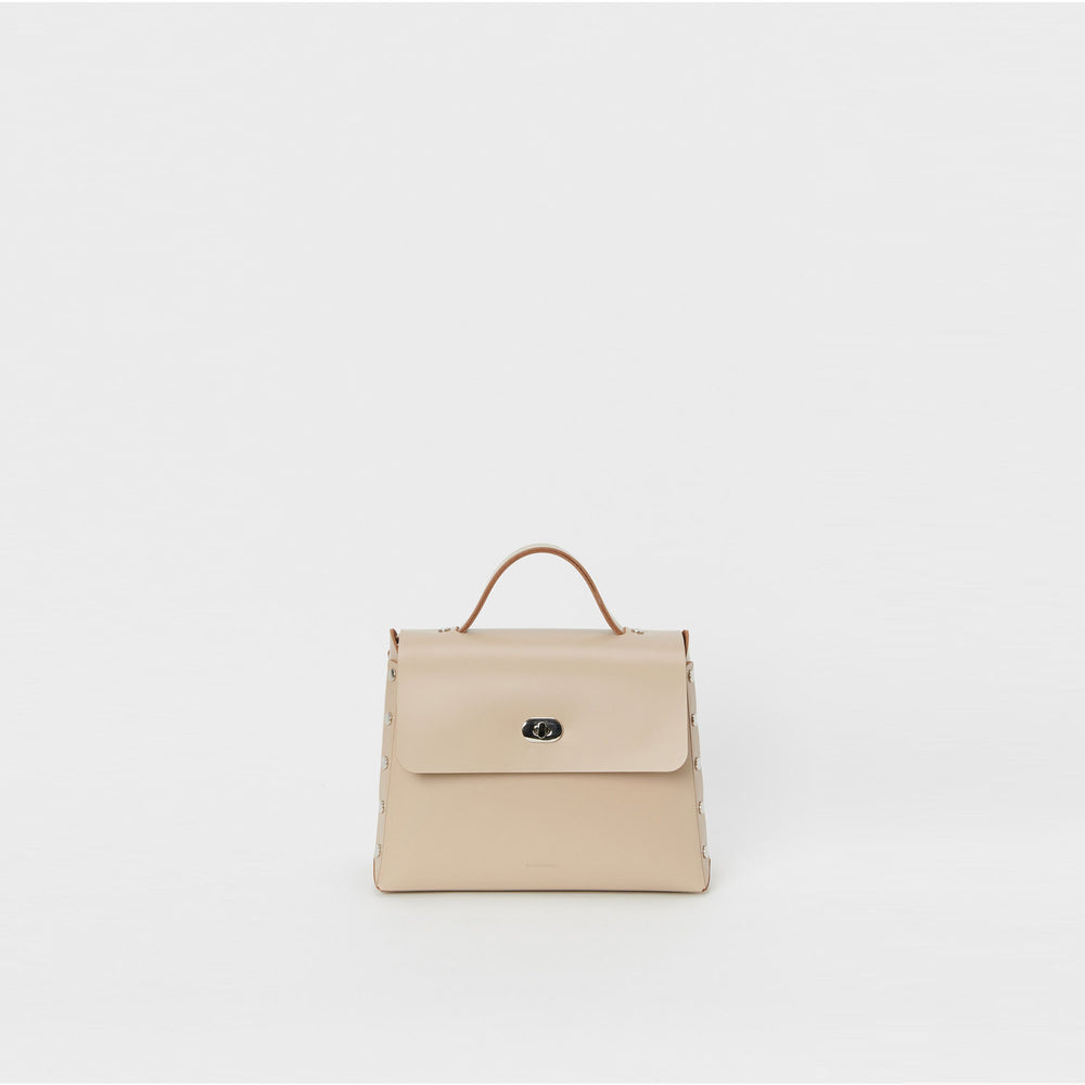 assemble hand bag flap M-BEIGE-