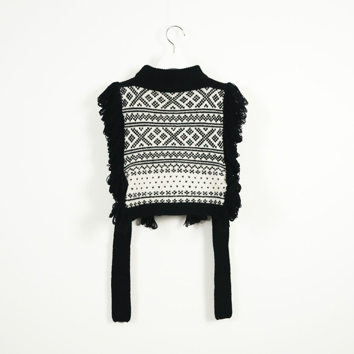 
                  
                    NORDIC FRINGE SWEATER VEST
                  
                