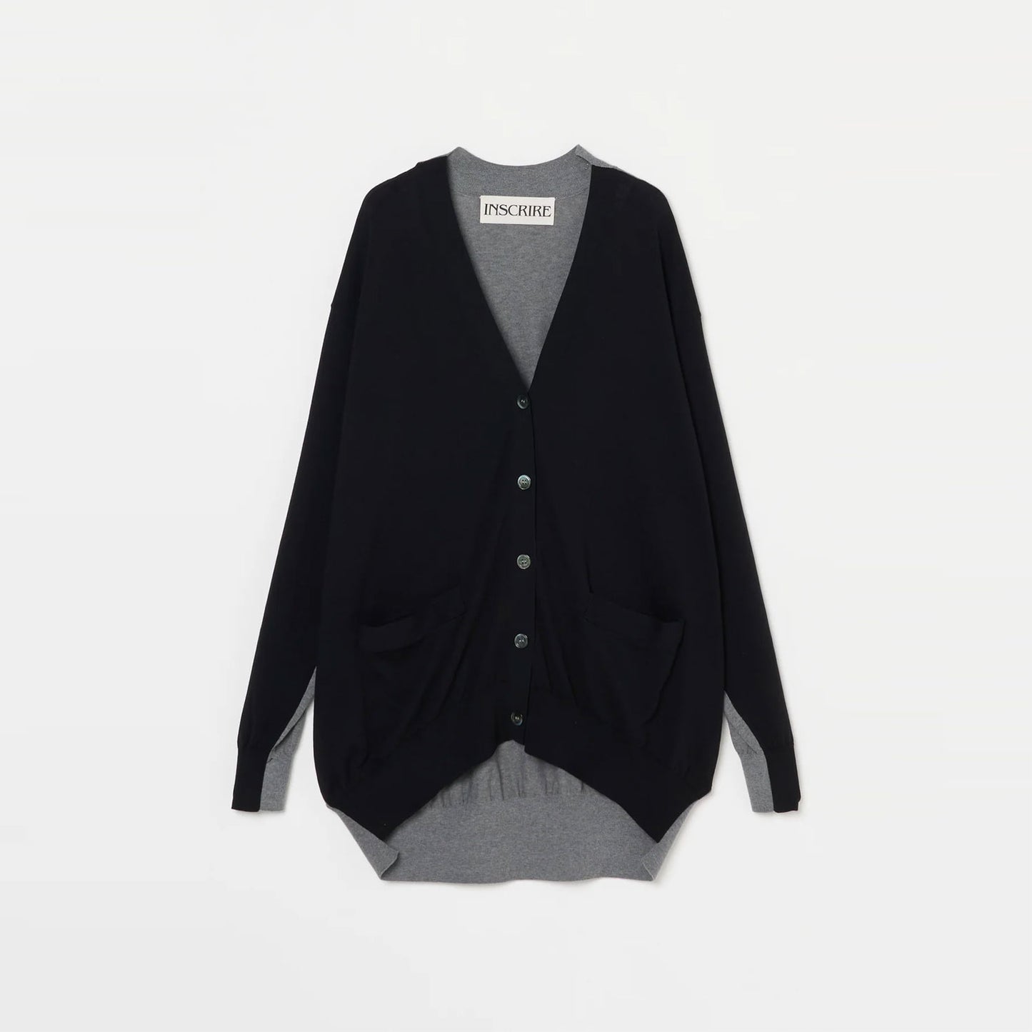 
                  
                    Cotton 16G Over Size V neck Cardigan -CAMEL×LT.BEIGE-
                  
                