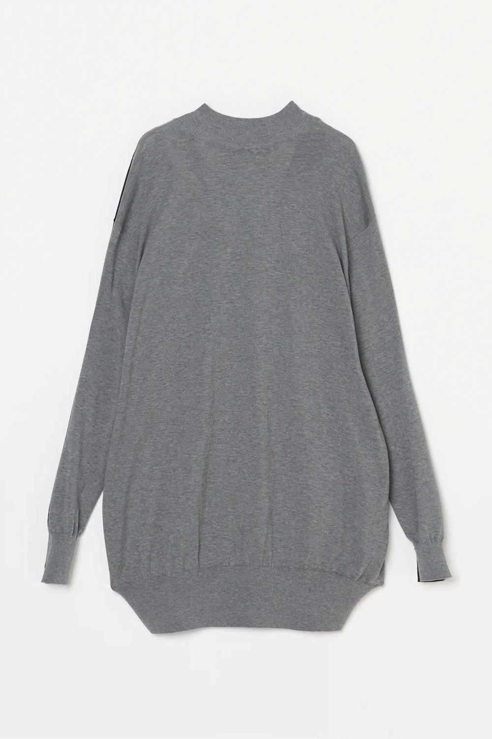 
                  
                    Cotton 16G Over Size V neck Cardigan -CAMEL×LT.BEIGE-
                  
                