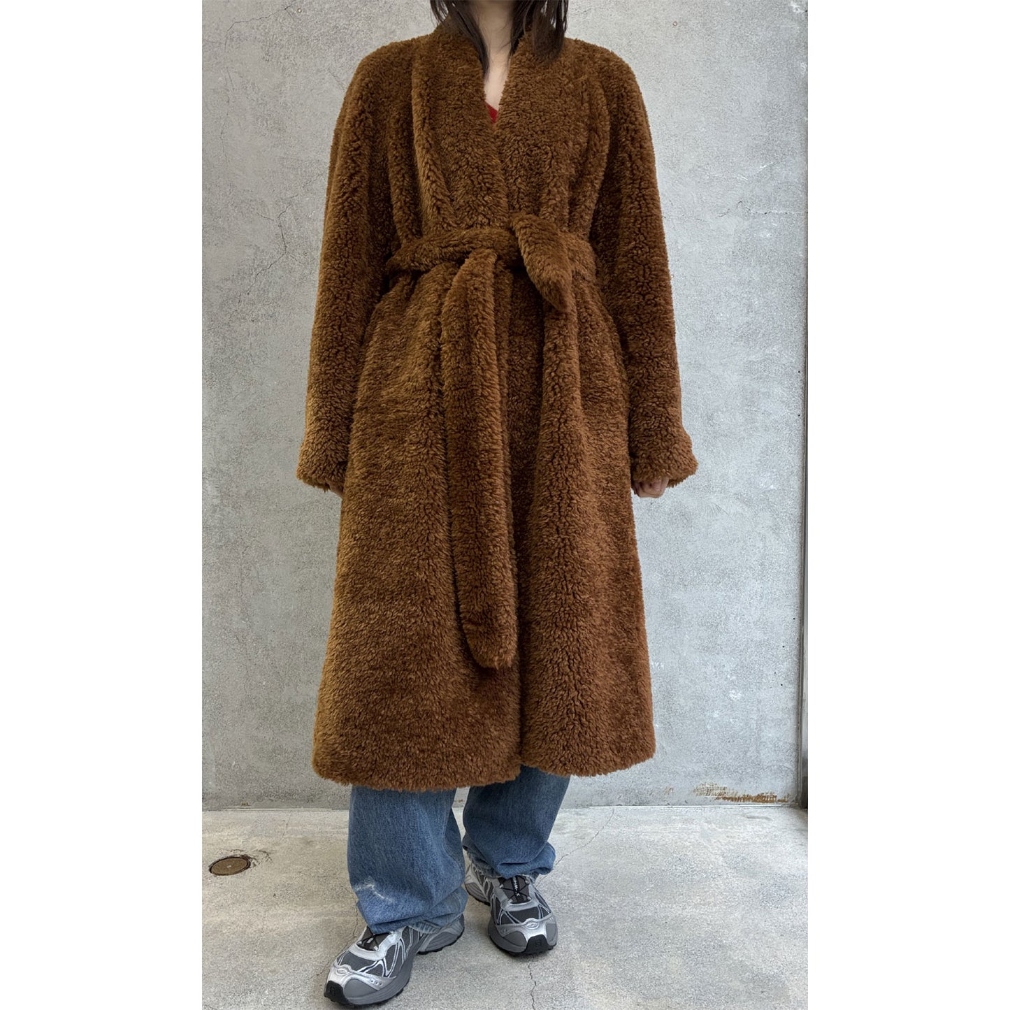 
                  
                    Long teddy coat
                  
                