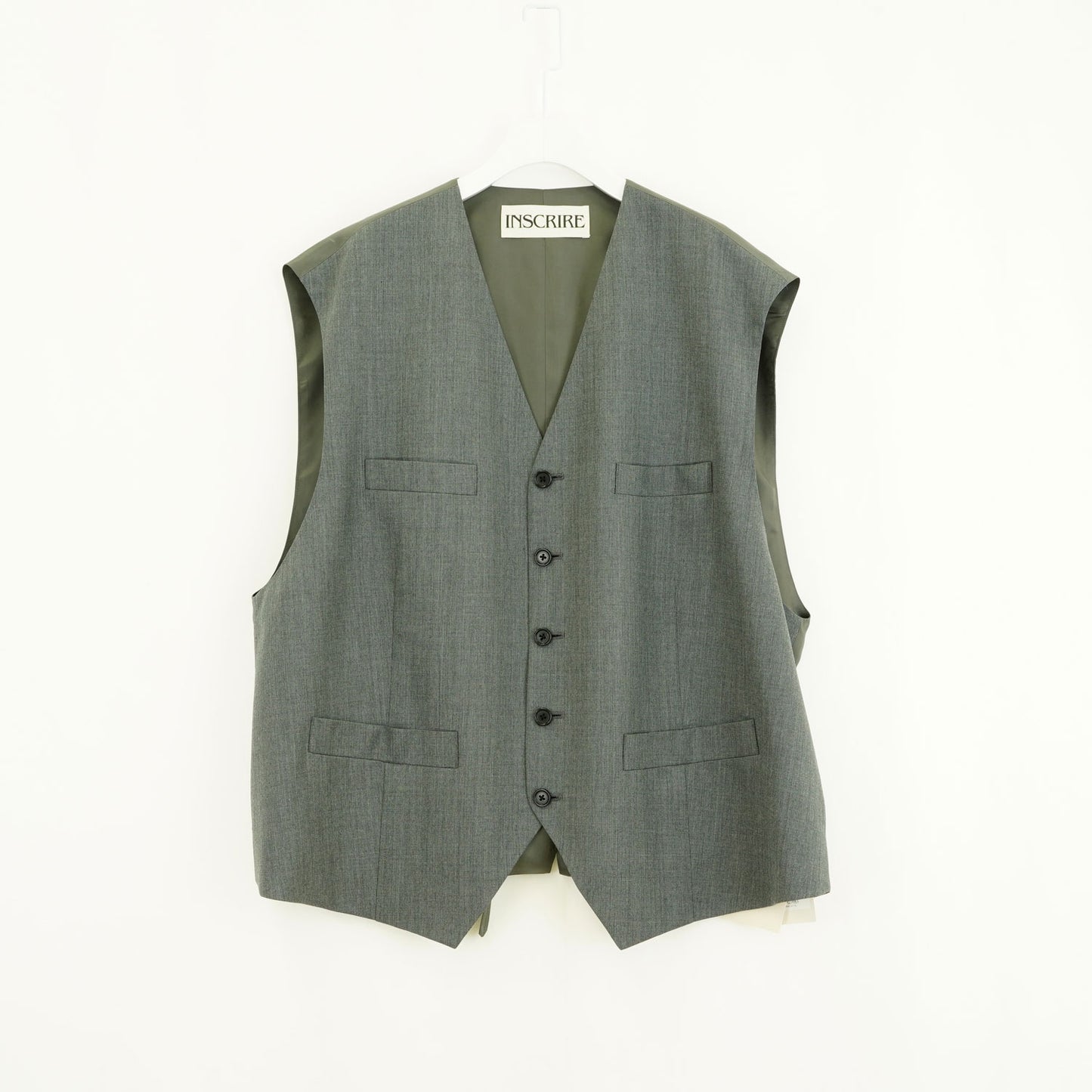 
                  
                    Wool Over Size Gilet-MD GREY-
                  
                