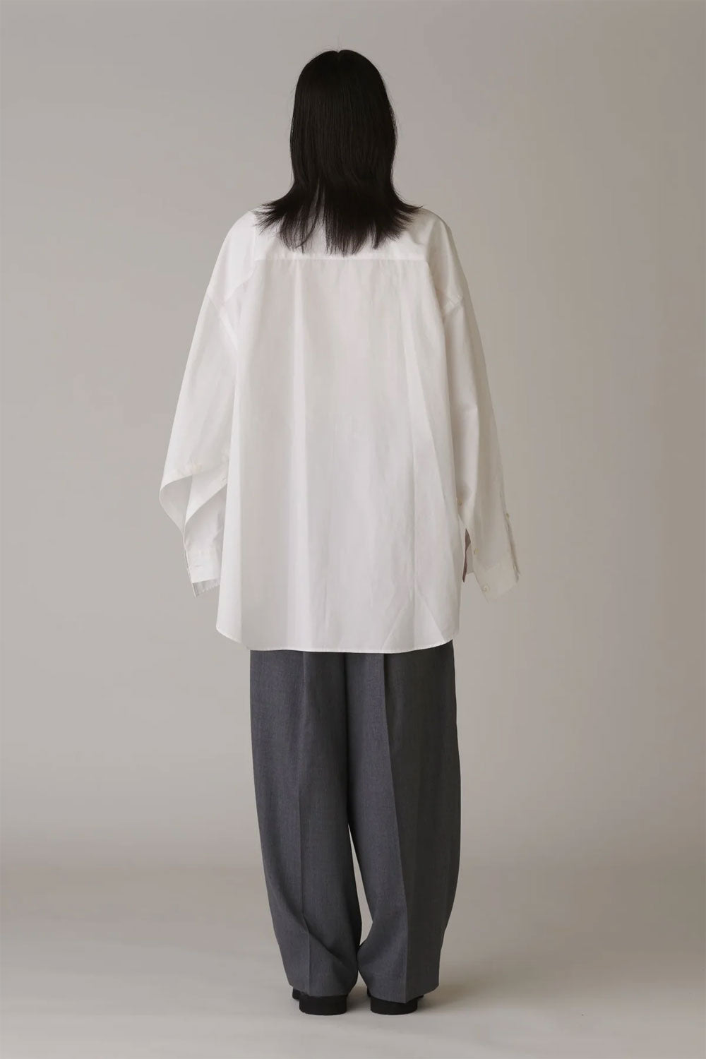 
                  
                    Cotton Cape Shirt-WHITE-
                  
                
