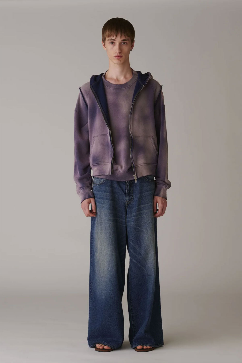 
                  
                    Used Denim Baggy Pants
                  
                