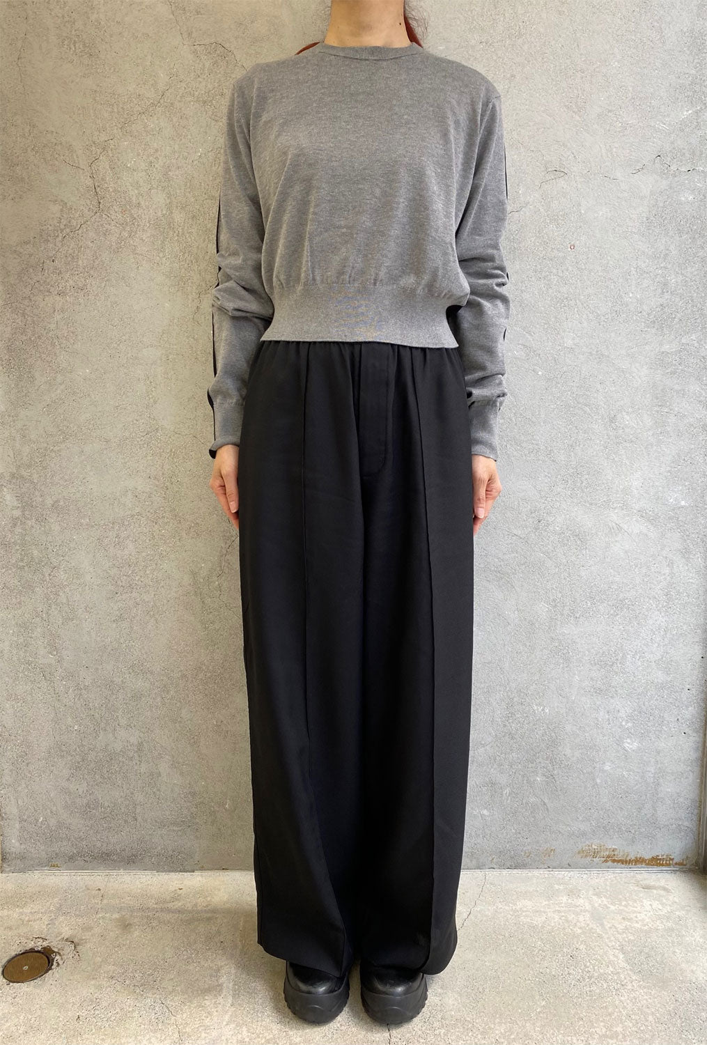 
                  
                    Cotton 16G Tight Fit Pull Over-CAMEL×LT.BEIGE-
                  
                