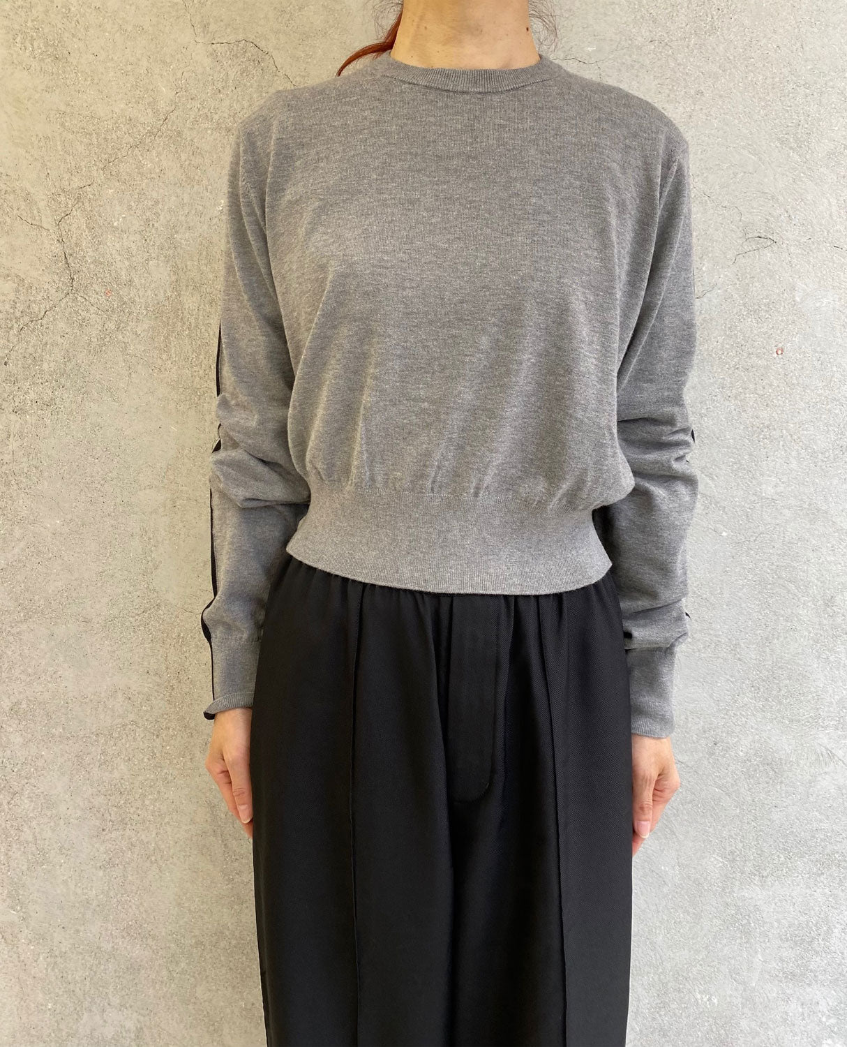 
                  
                    Cotton 16G Tight Fit Pull Over-CAMEL×LT.BEIGE-
                  
                