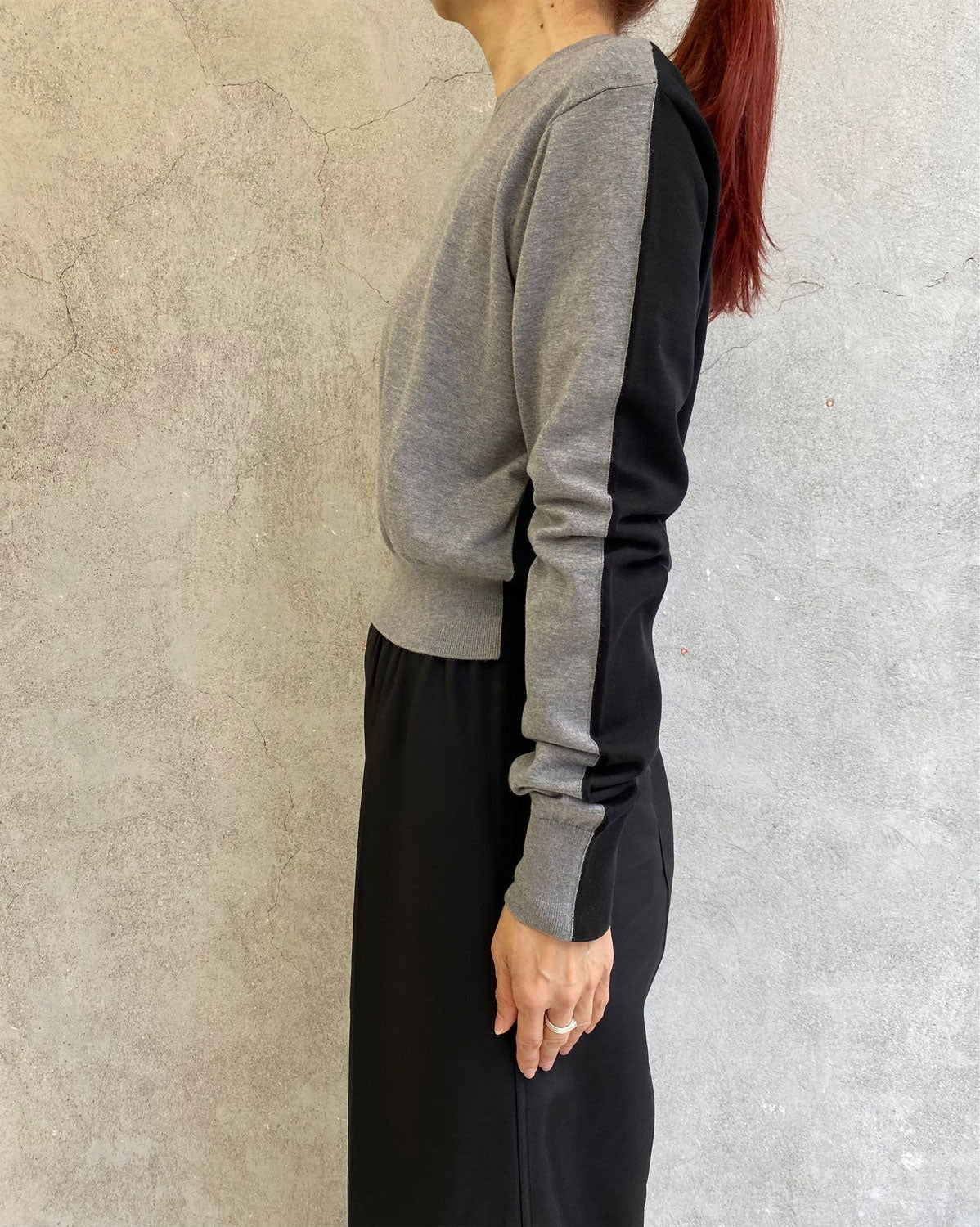 
                  
                    Cotton 16G Tight Fit Pull Over-CAMEL×LT.BEIGE-
                  
                