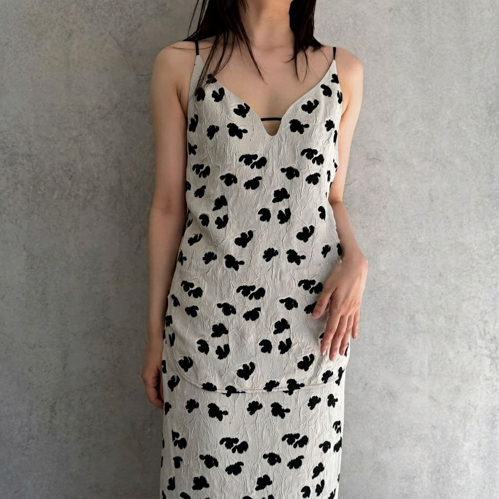 
                  
                    Double Layered Floral Jacquard Camisole
                  
                