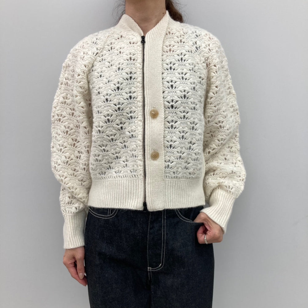 PHOTOCOPIEU】CROCHET BLOUSON CARDIGAN – OBLIGE