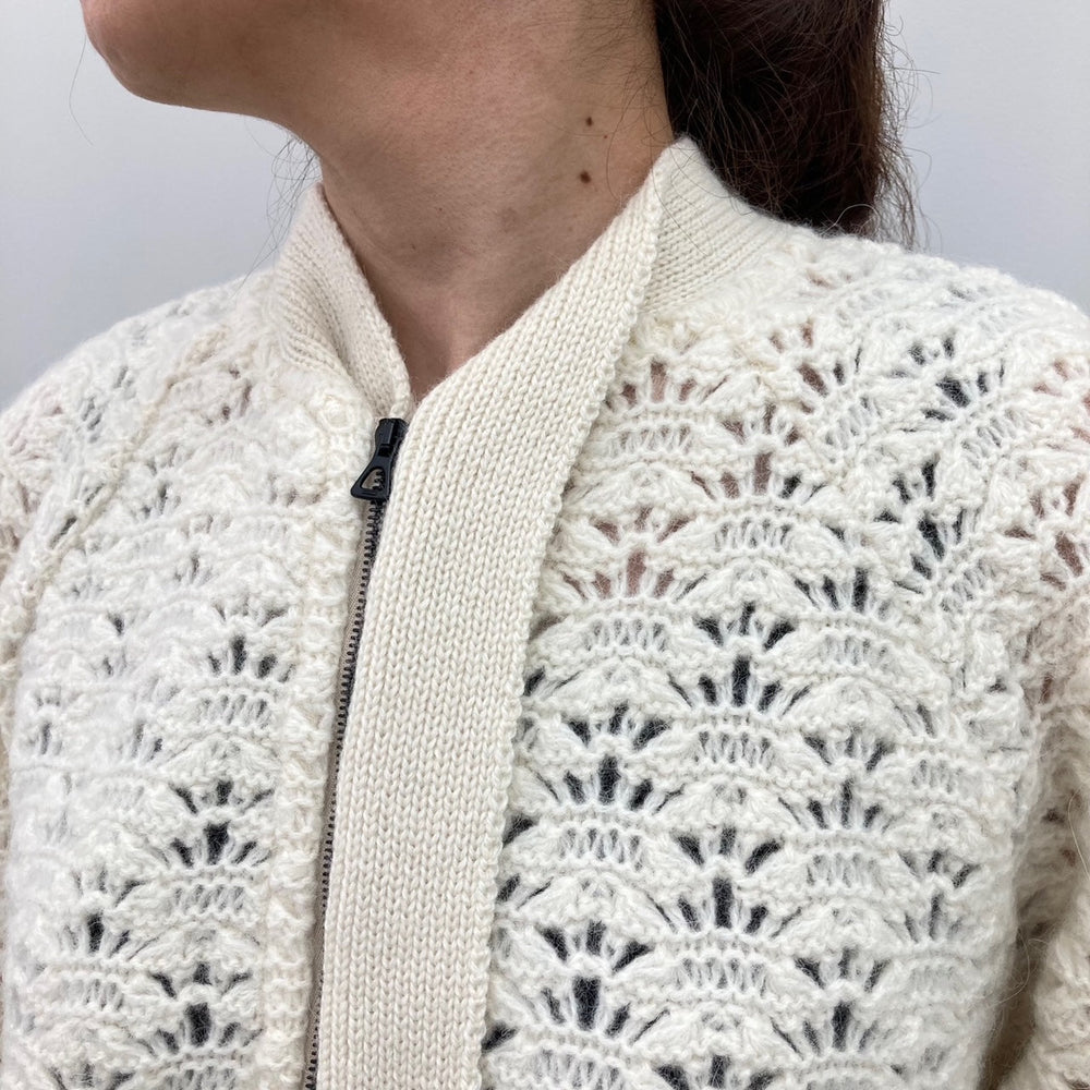 PHOTOCOPIEU】CROCHET BLOUSON CARDIGAN – OBLIGE