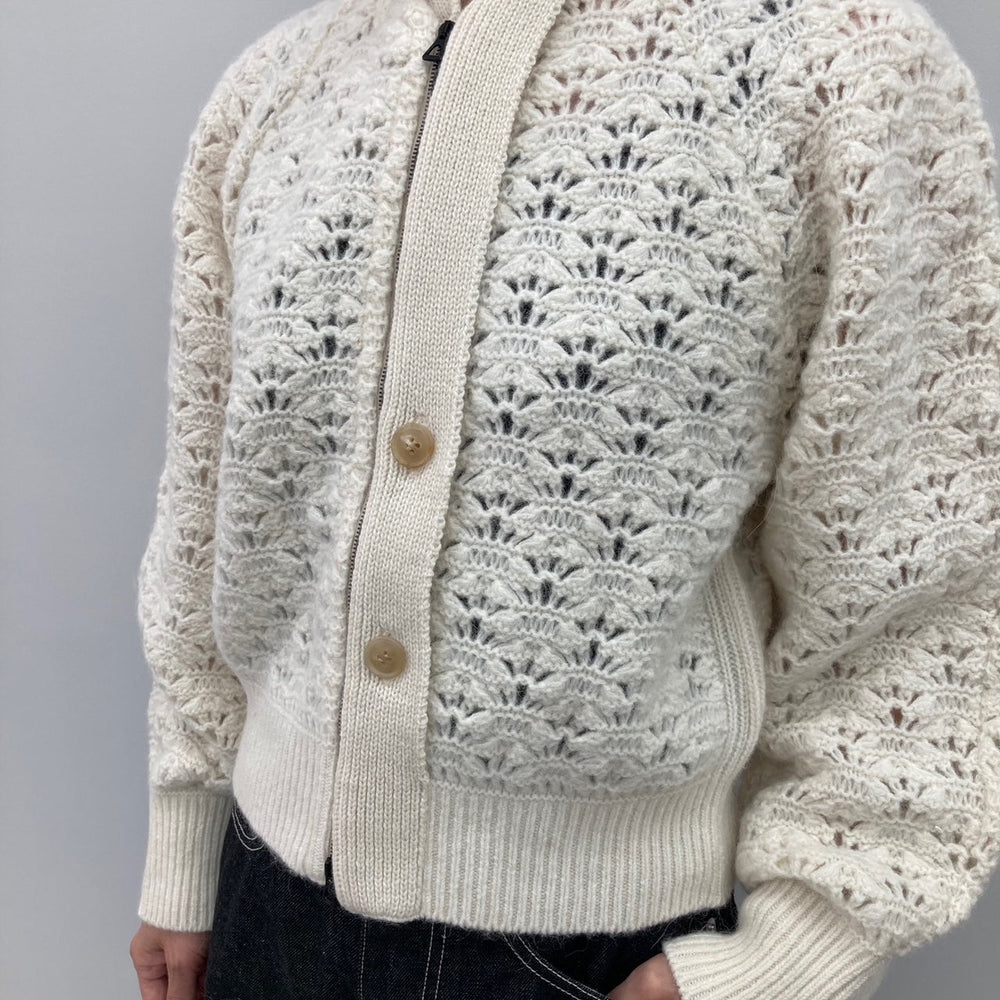 PHOTOCOPIEU】CROCHET BLOUSON CARDIGAN – OBLIGE