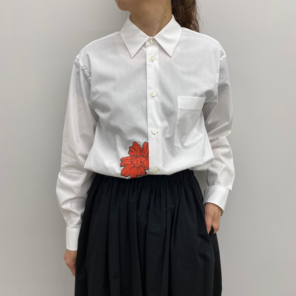 SHUN SUDO 綿ブロード 刺繍シャツ – OBLIGE
