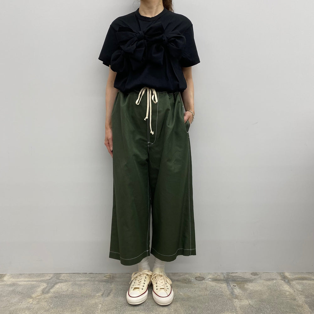 
                  
                    コットン天竺リボンTOPS
                  
                