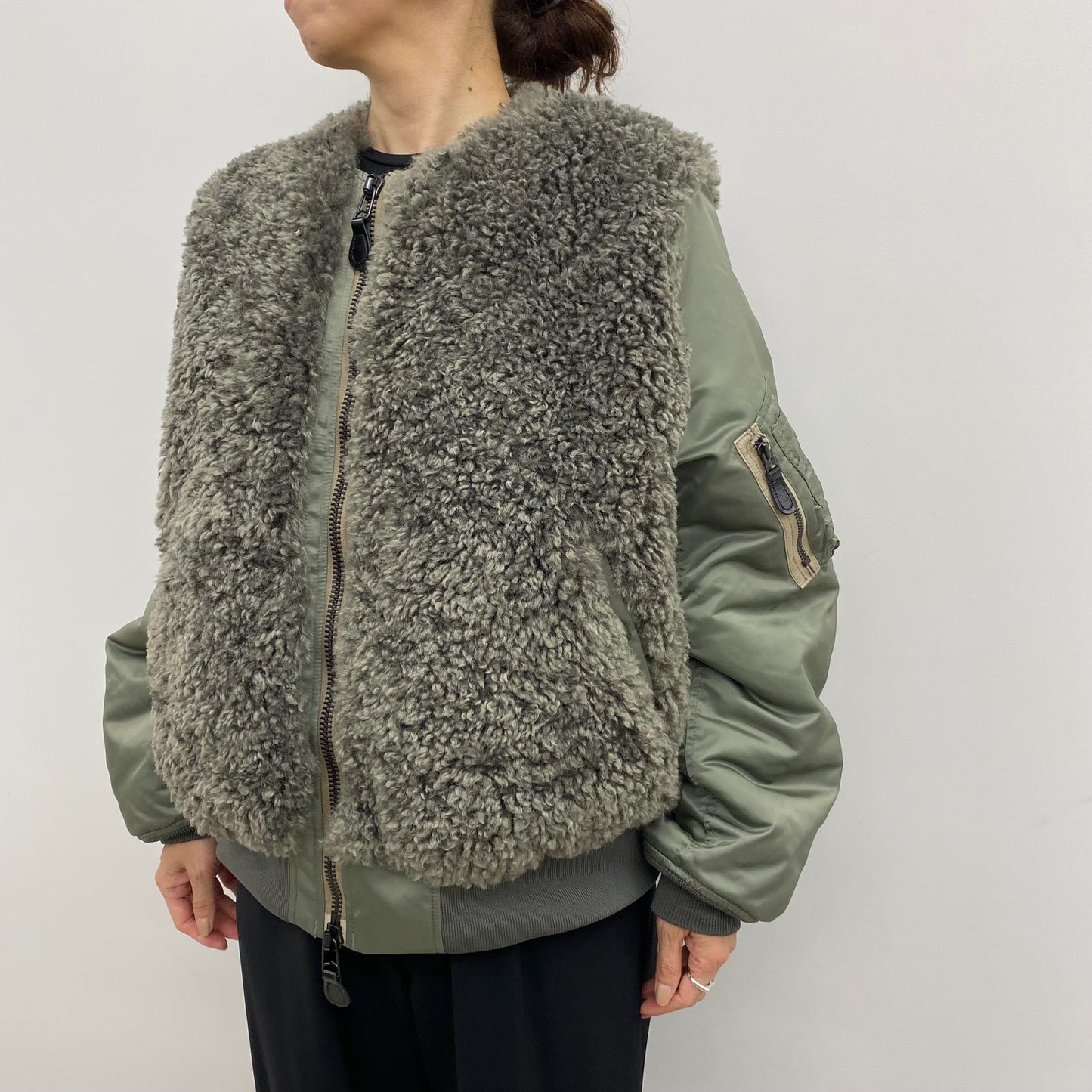 FAUX SHEARLING TYPE MA-1 – OBLIGE