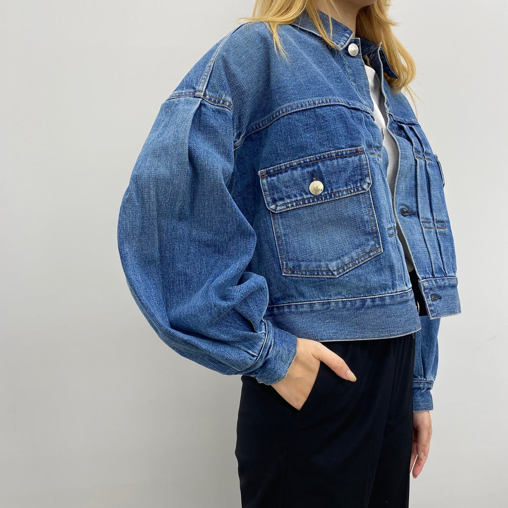 BALLOON SLEEVE DENIM JACKET/TYPE2 – OBLIGE