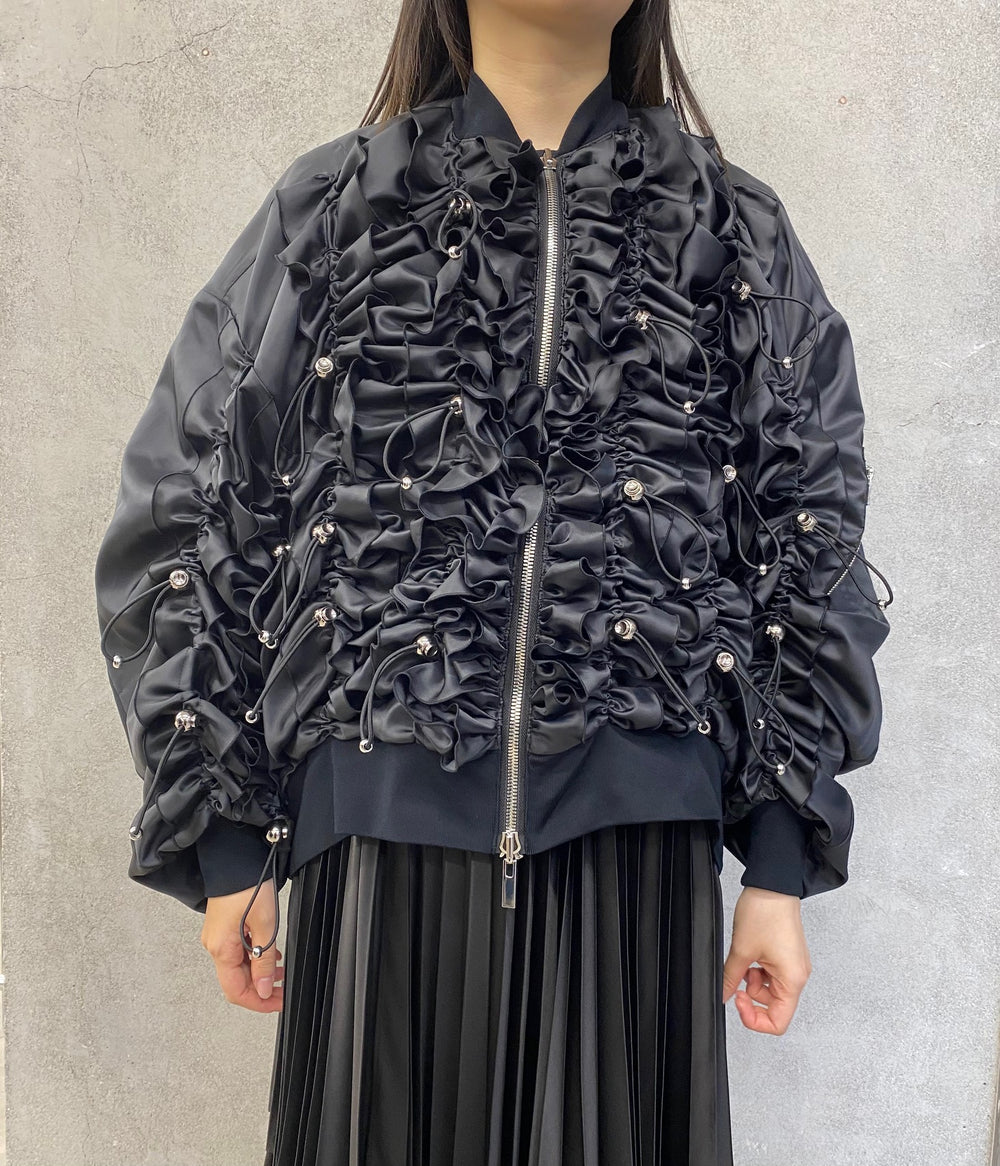 シャーリングブルゾン-BLACK- – OBLIGE シャーリングブルゾン-BLACK- – OBLIGE