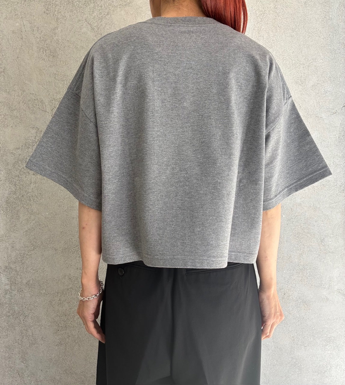 
                  
                    CROPPED SHORT-SLV TEE/BIG FIT(6.5OZ)
                  
                