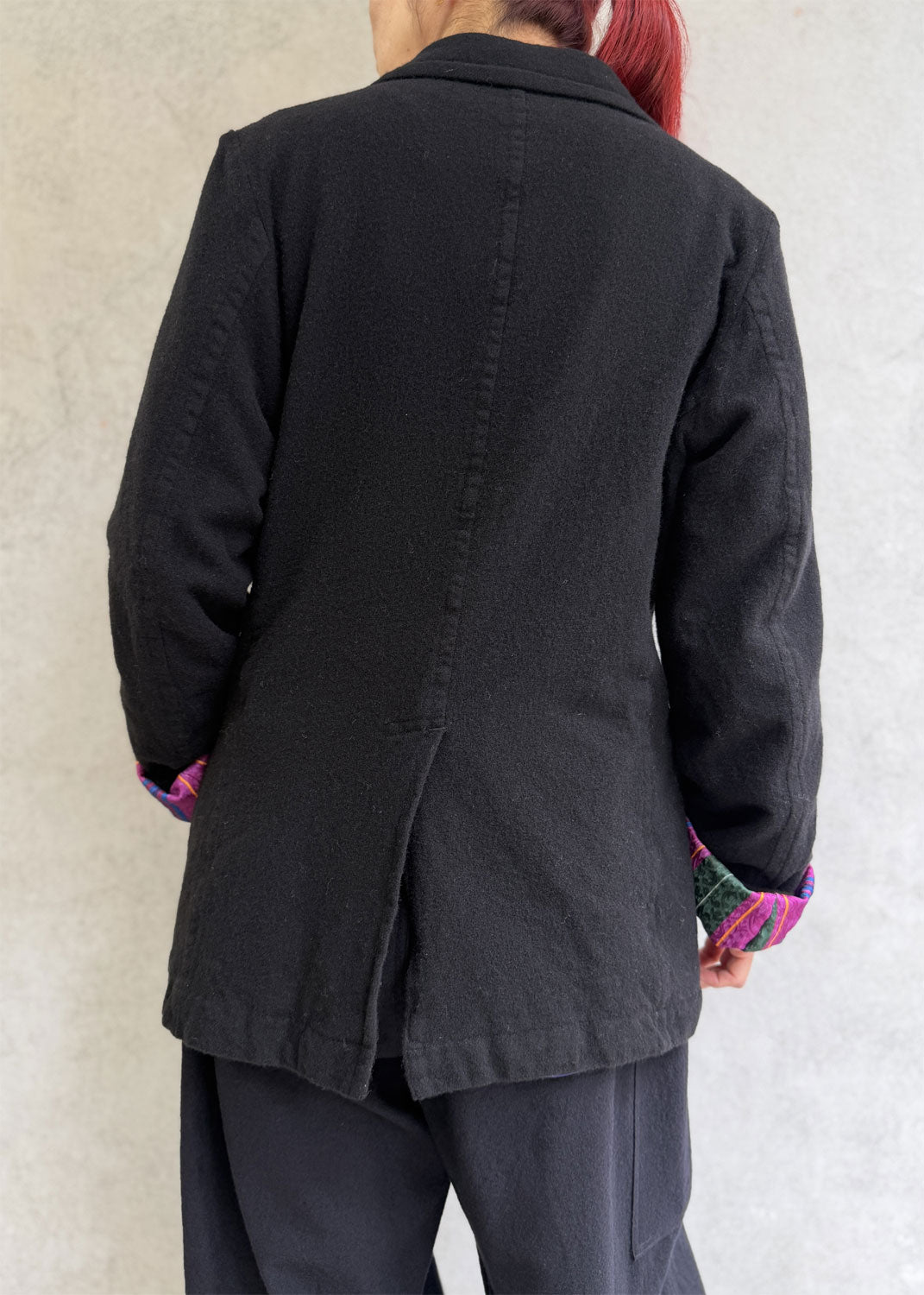 
                  
                    Boiled Wool 3-Button Jacket
                  
                