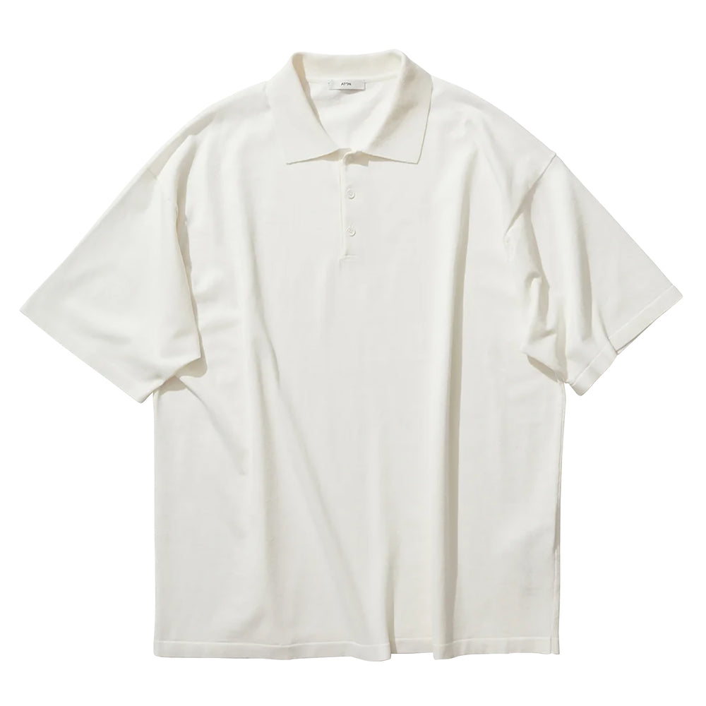 FRESCA KNIT HAIF SLEEVE POLO SWEATER