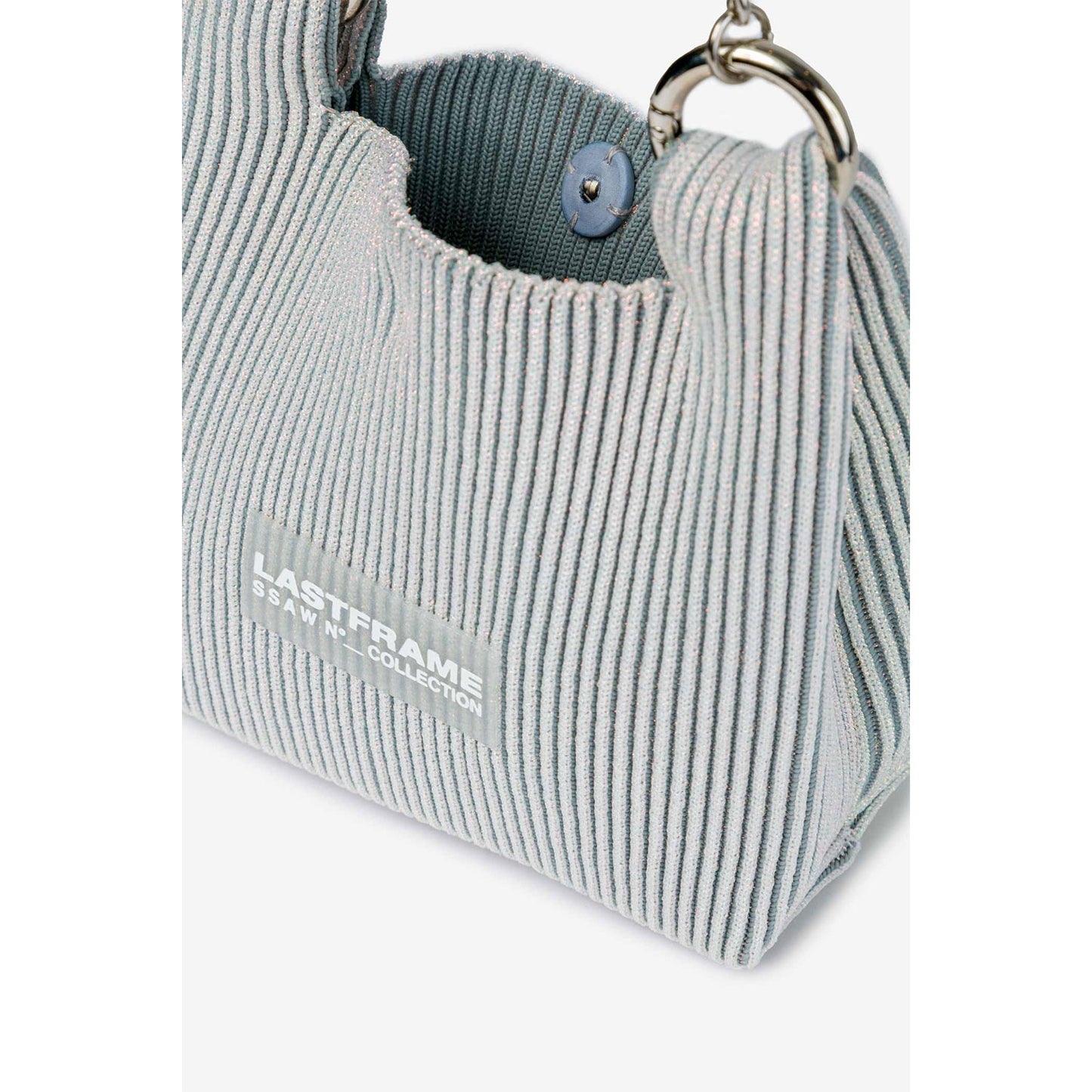 
                  
                    KYOTO METALLIC WRAP BAG MINI(CHAIN)-HOLOGRAM×GRAY-
                  
                
