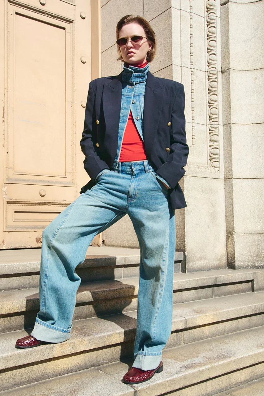 
                  
                    Fold Hem Denim
                  
                