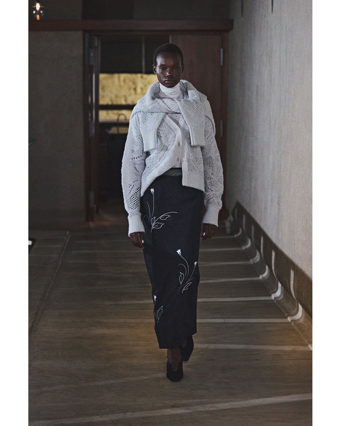 
                  
                    Shimmering Knit Top - light blue-
                  
                