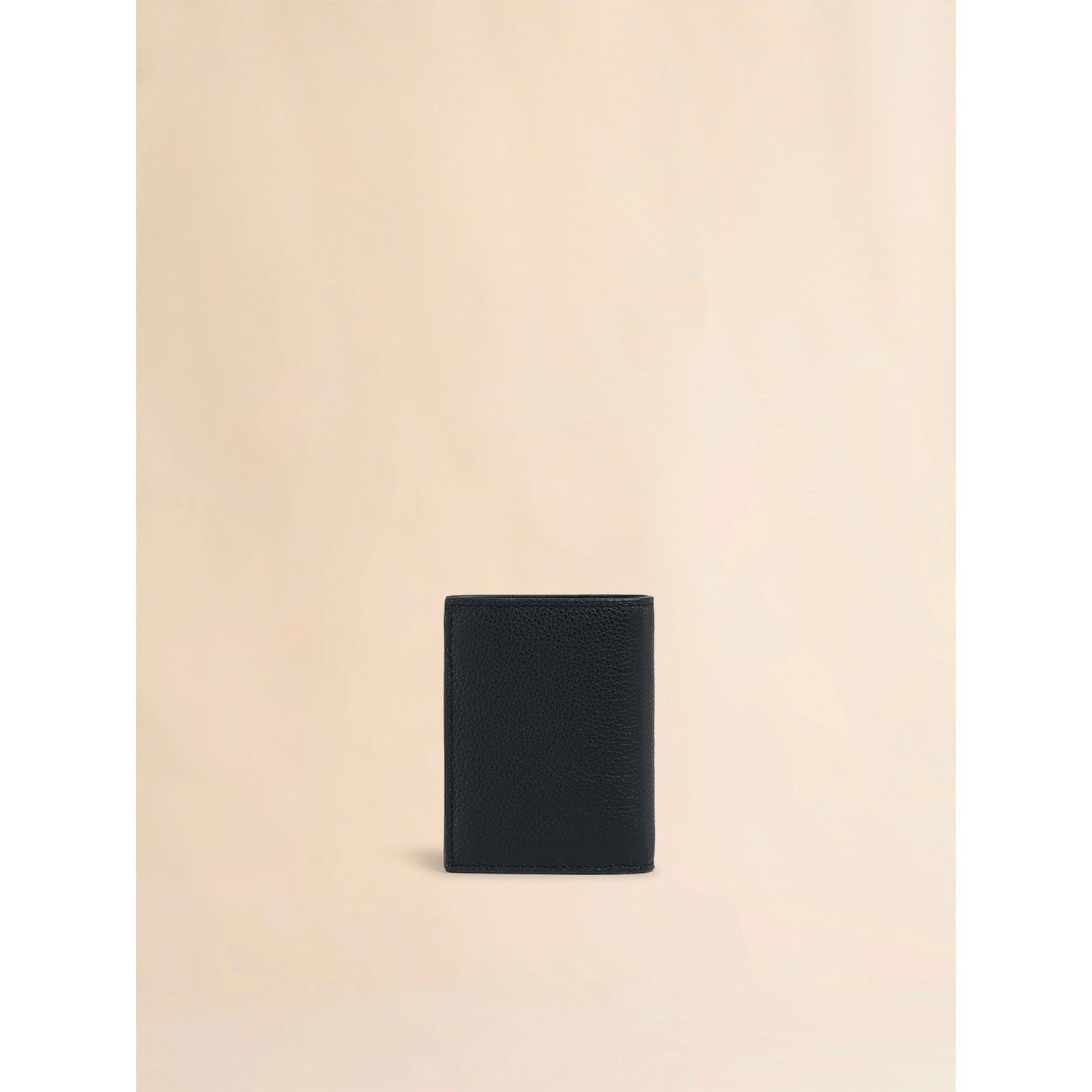 
                  
                    Black leather bifold wallet with Marni Mending embroidery
                  
                