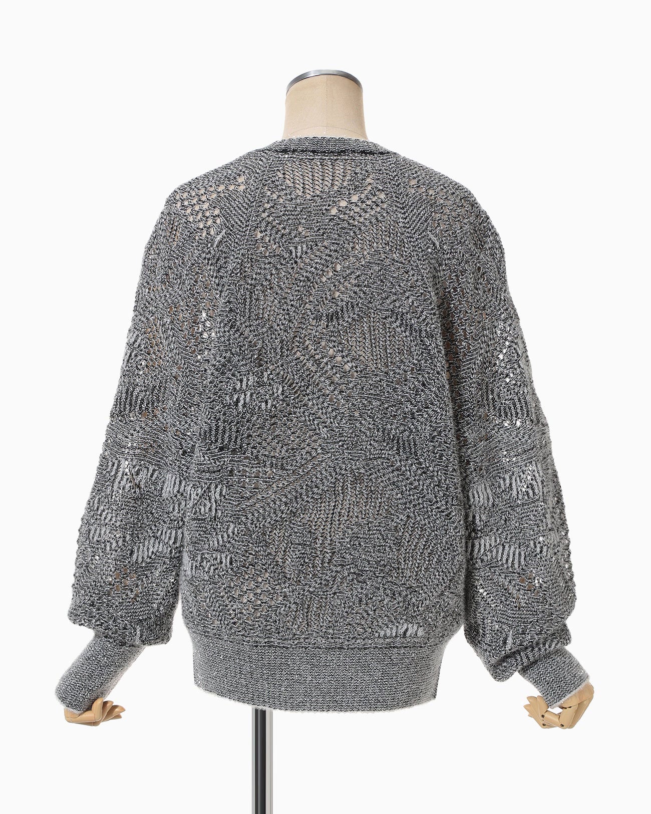 
                  
                    Shimmering Knit Top - light blue-
                  
                