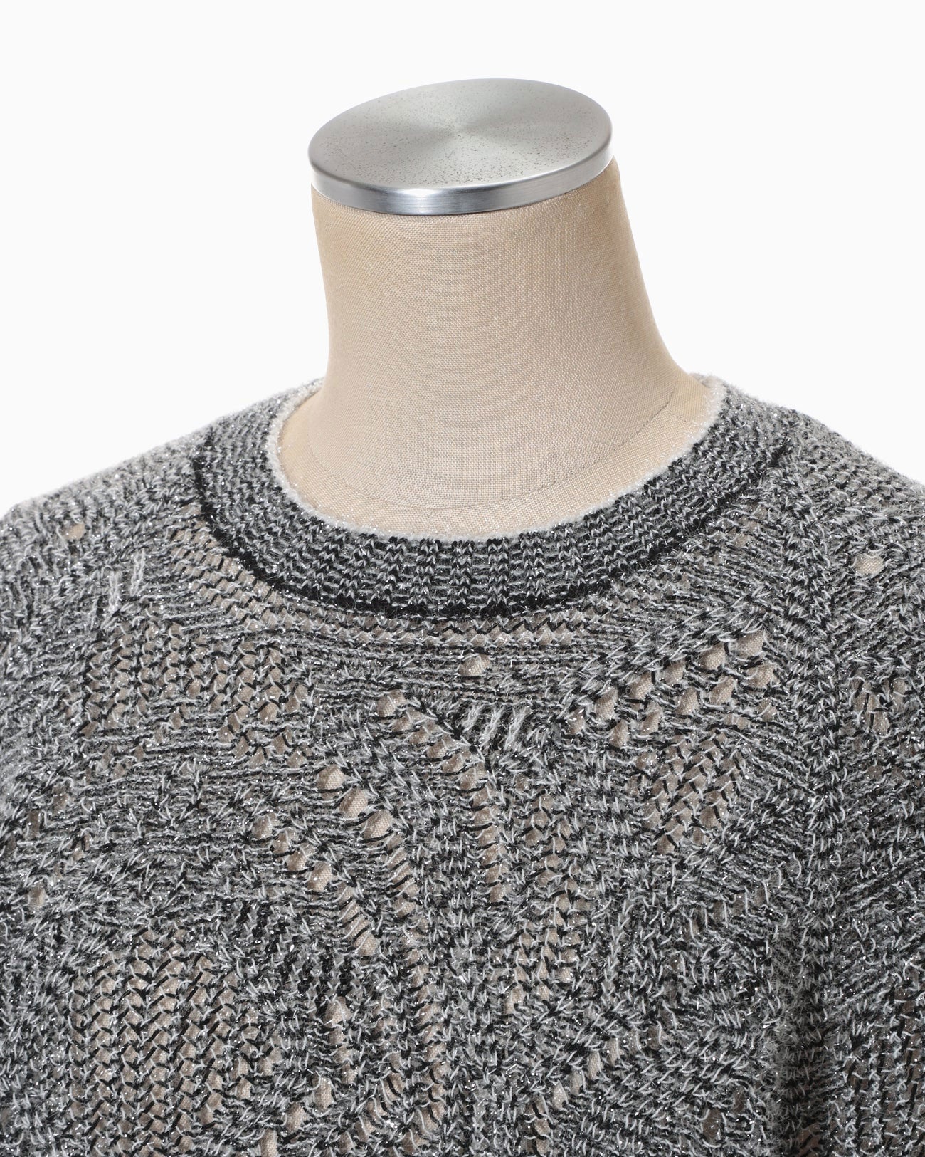 
                  
                    Shimmering Knit Top - light blue-
                  
                