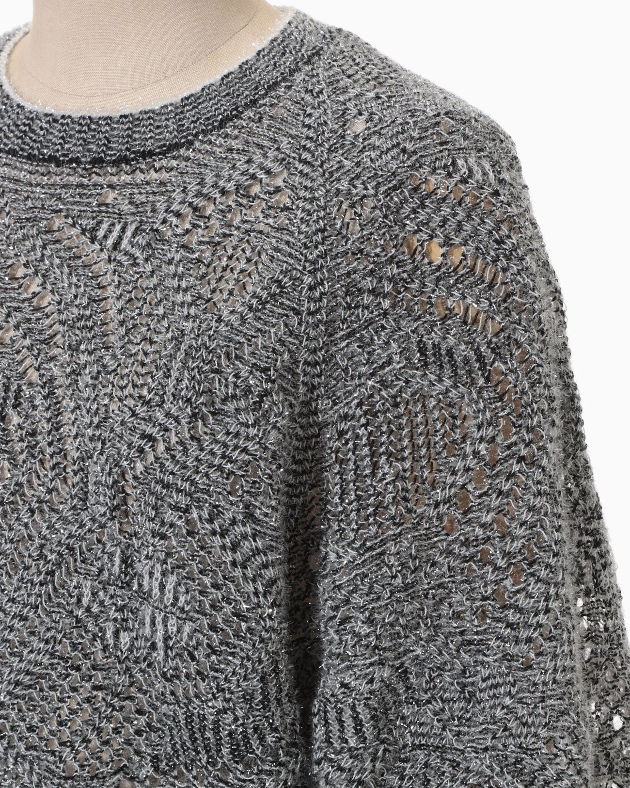 
                  
                    Shimmering Knit Top - light blue-
                  
                