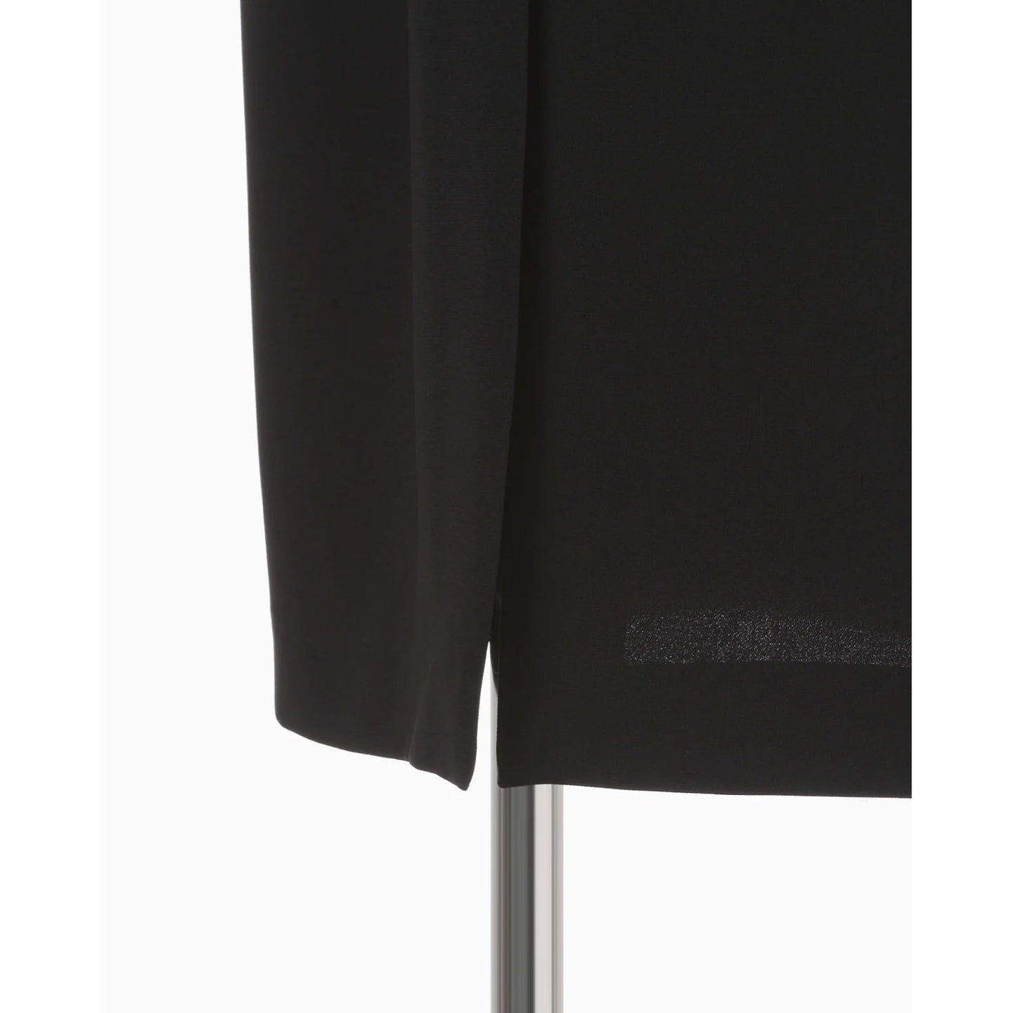 
                  
                    Triacetate Georgette Embroidered Cuffs I-Line Dress - black
                  
                