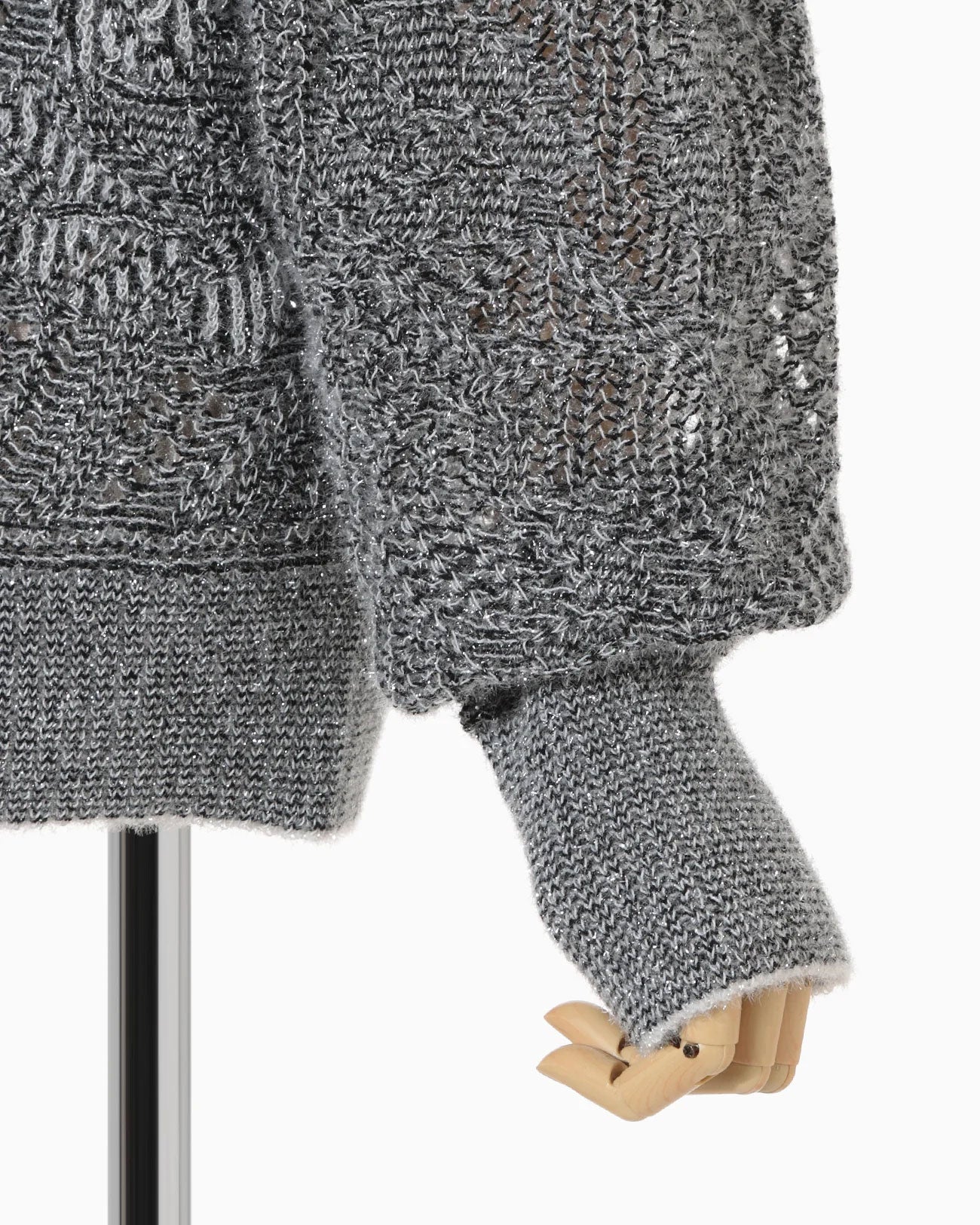 
                  
                    Shimmering Knit Top - light blue-
                  
                